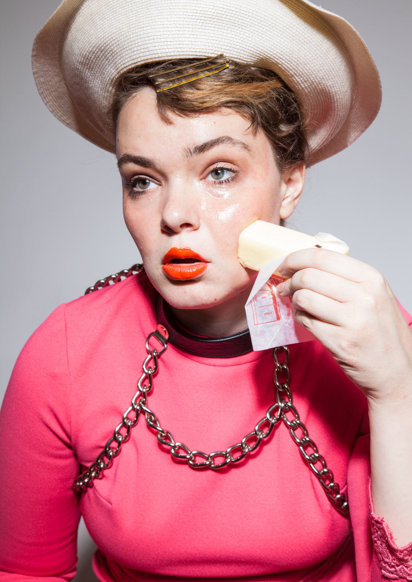 Anna Friemoth, "Butterface", 2015, archival print on Hahnemuhle paper, 24 x 34 inches
