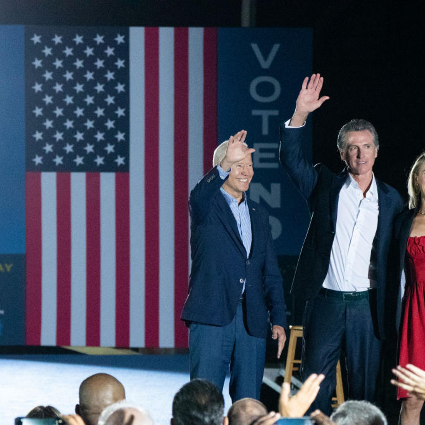U.S. President Biden Campaigns With California Governor Newsom