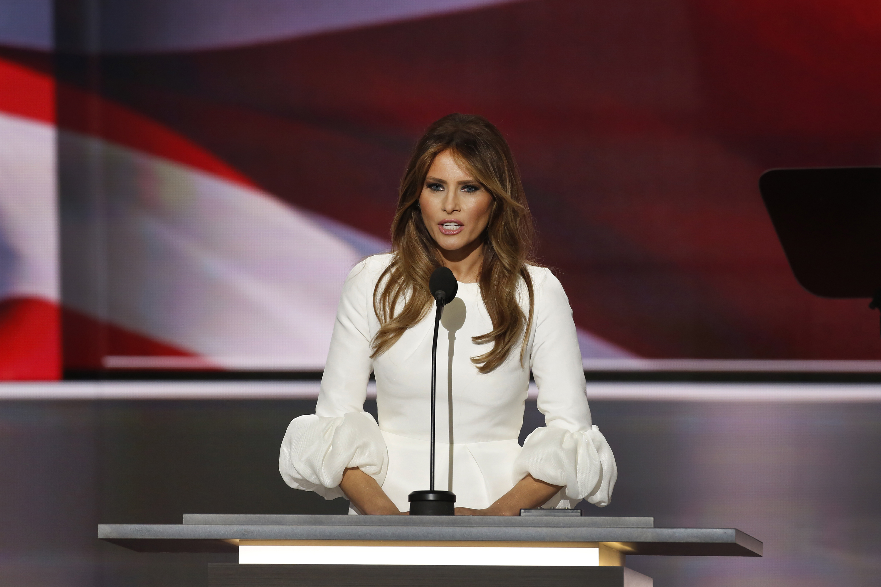 Melania Trump Speaks At Republican Convention