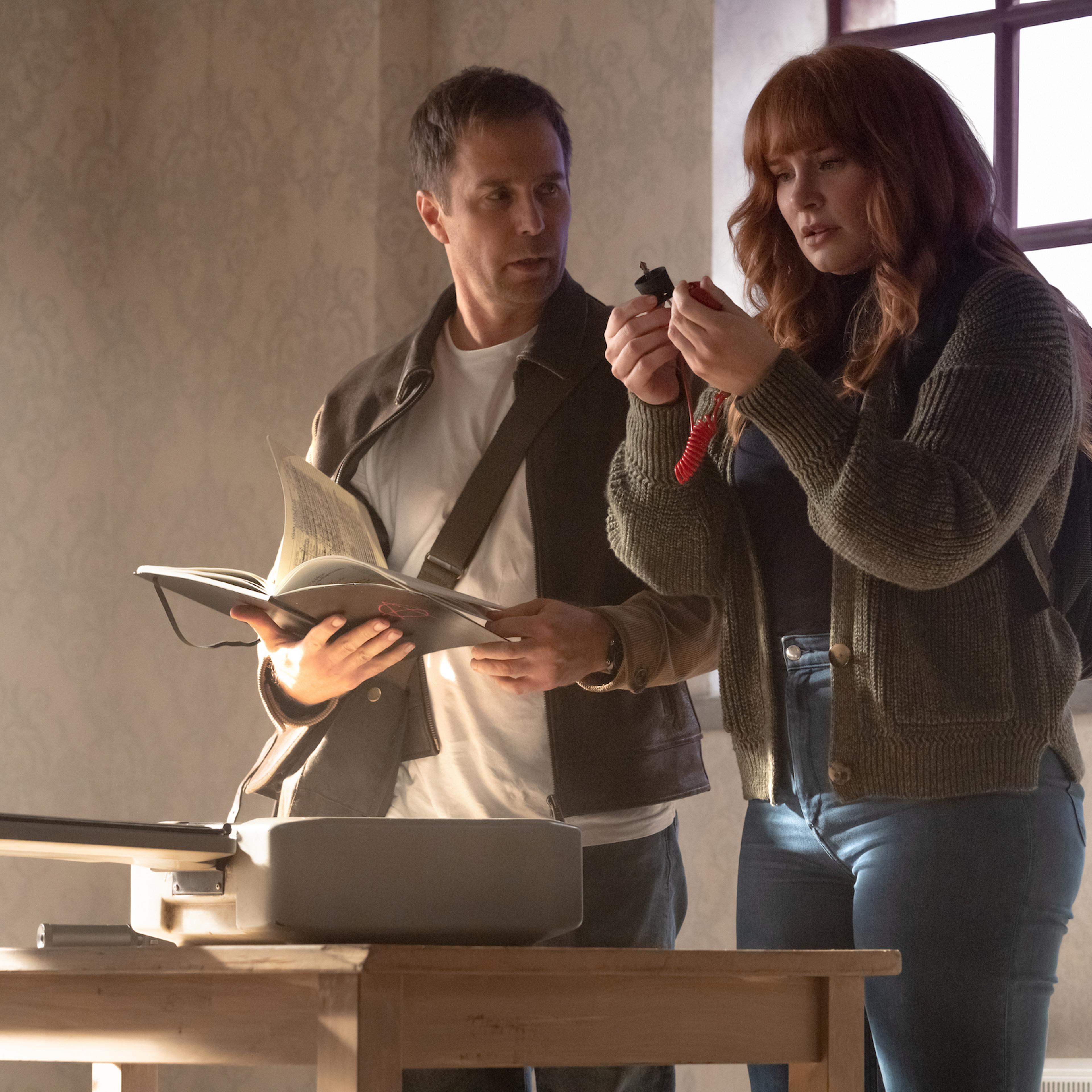 Sam Rockwell and Bryce Dallas Howard in Argylle