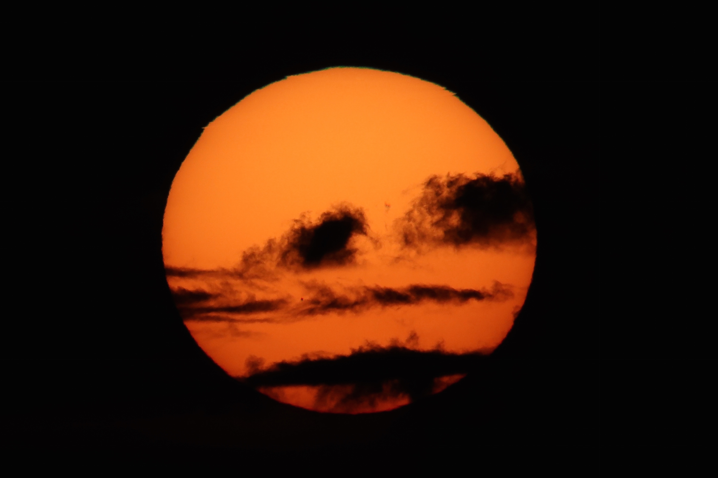 Mercury between the Earth and the Sun