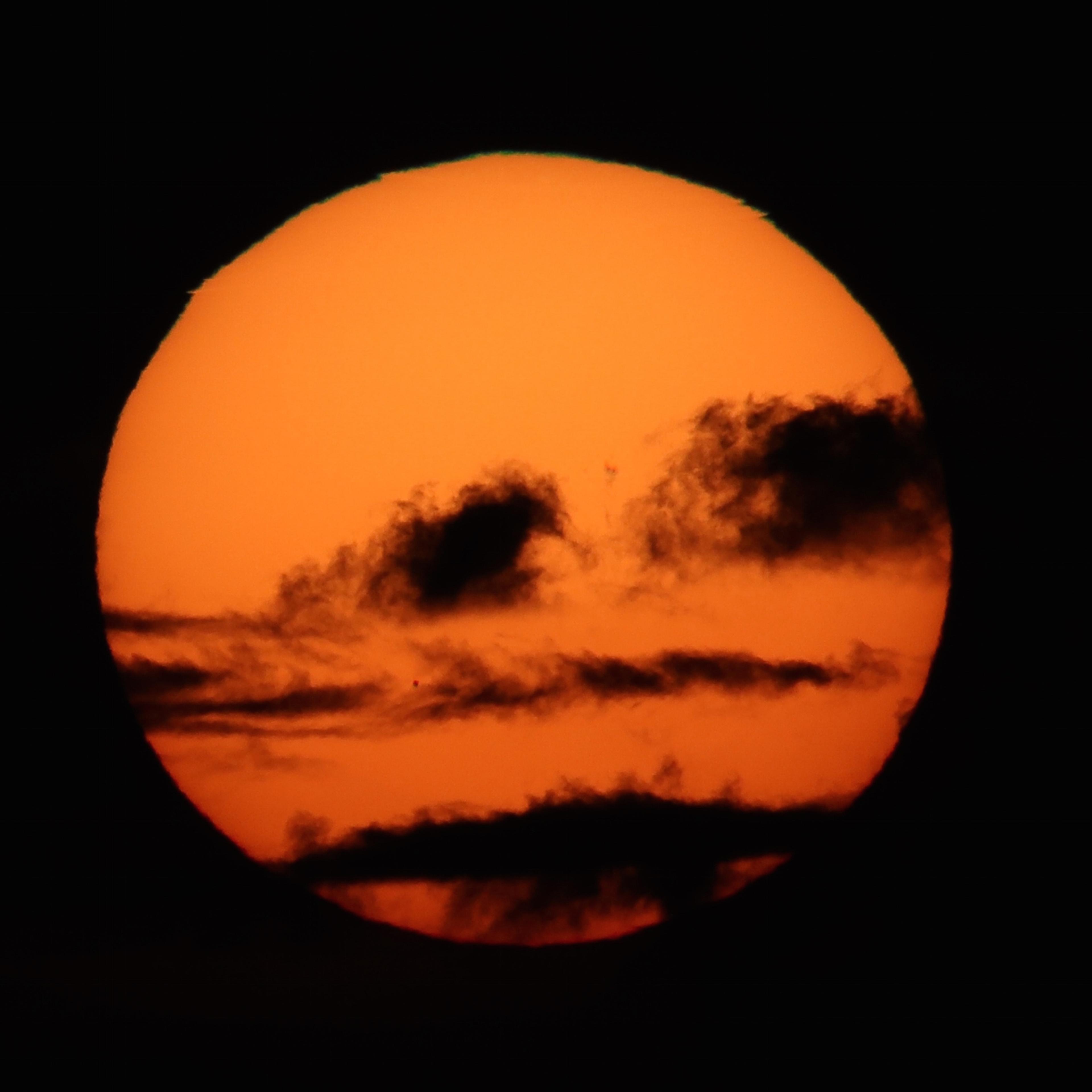 Mercury between the Earth and the Sun