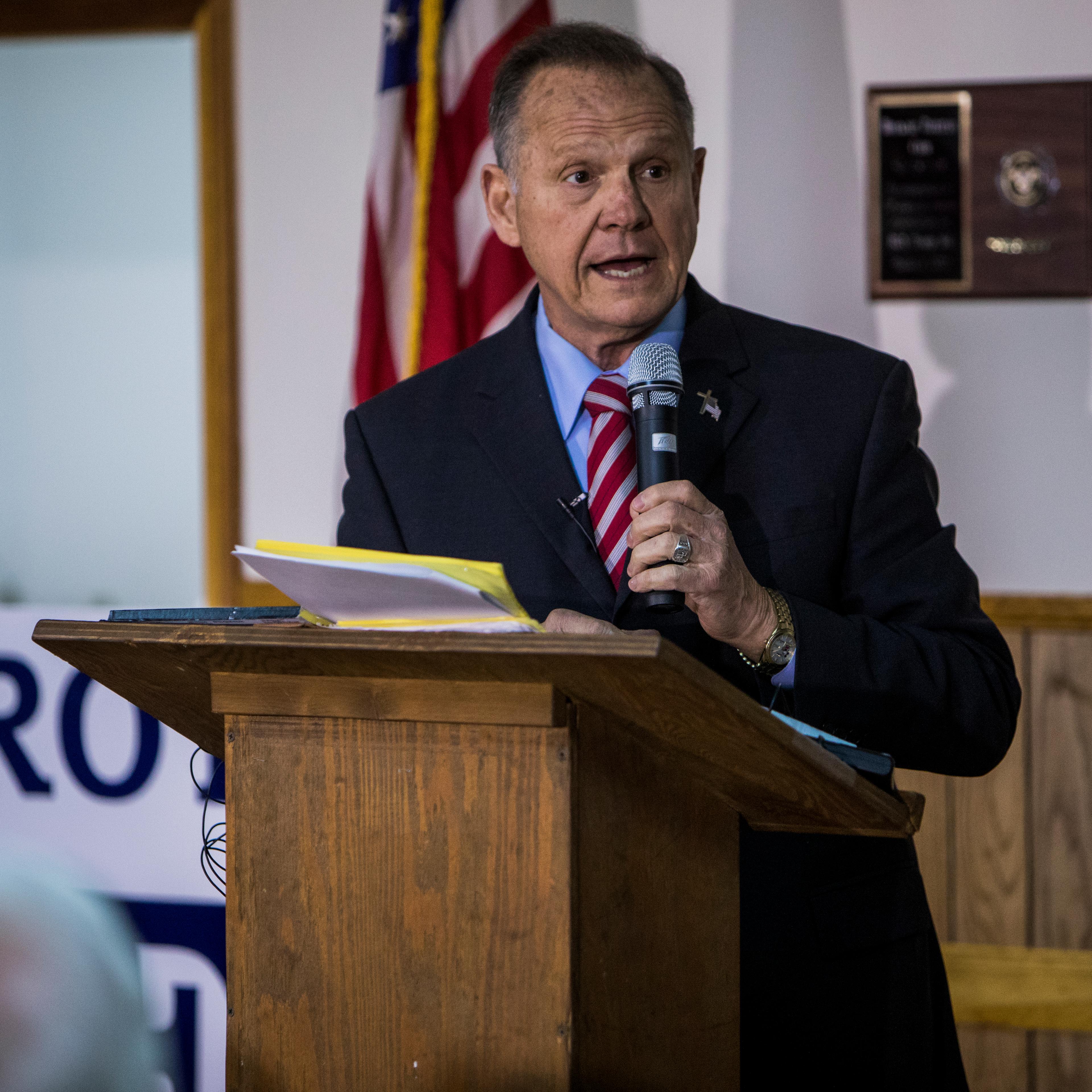 GOP Alabama Senate Candidate Roy Moore Holds Campaign Rally