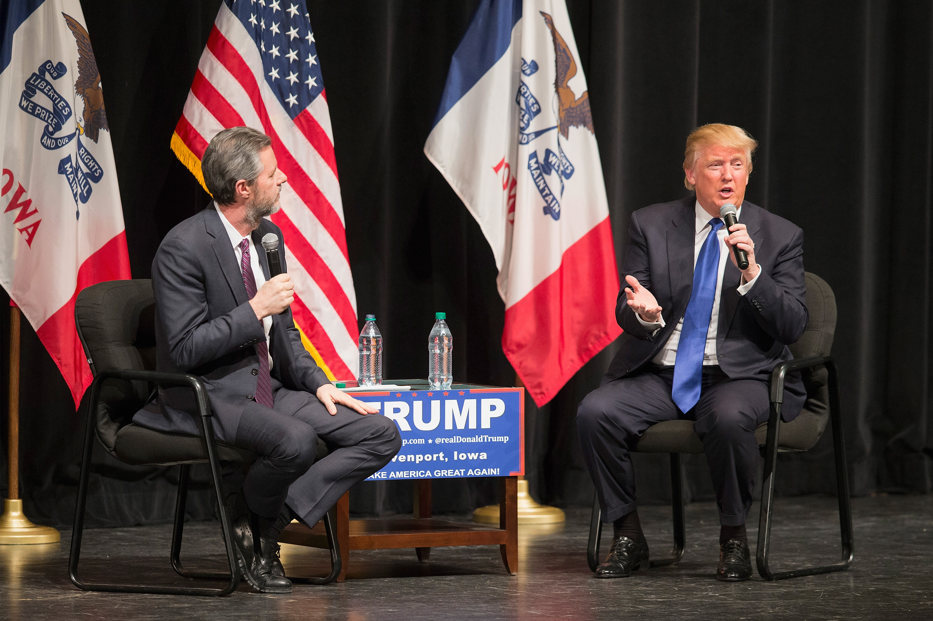 Republican Presidential Candidate Donald Trump Campaigns In Eastern Iowa