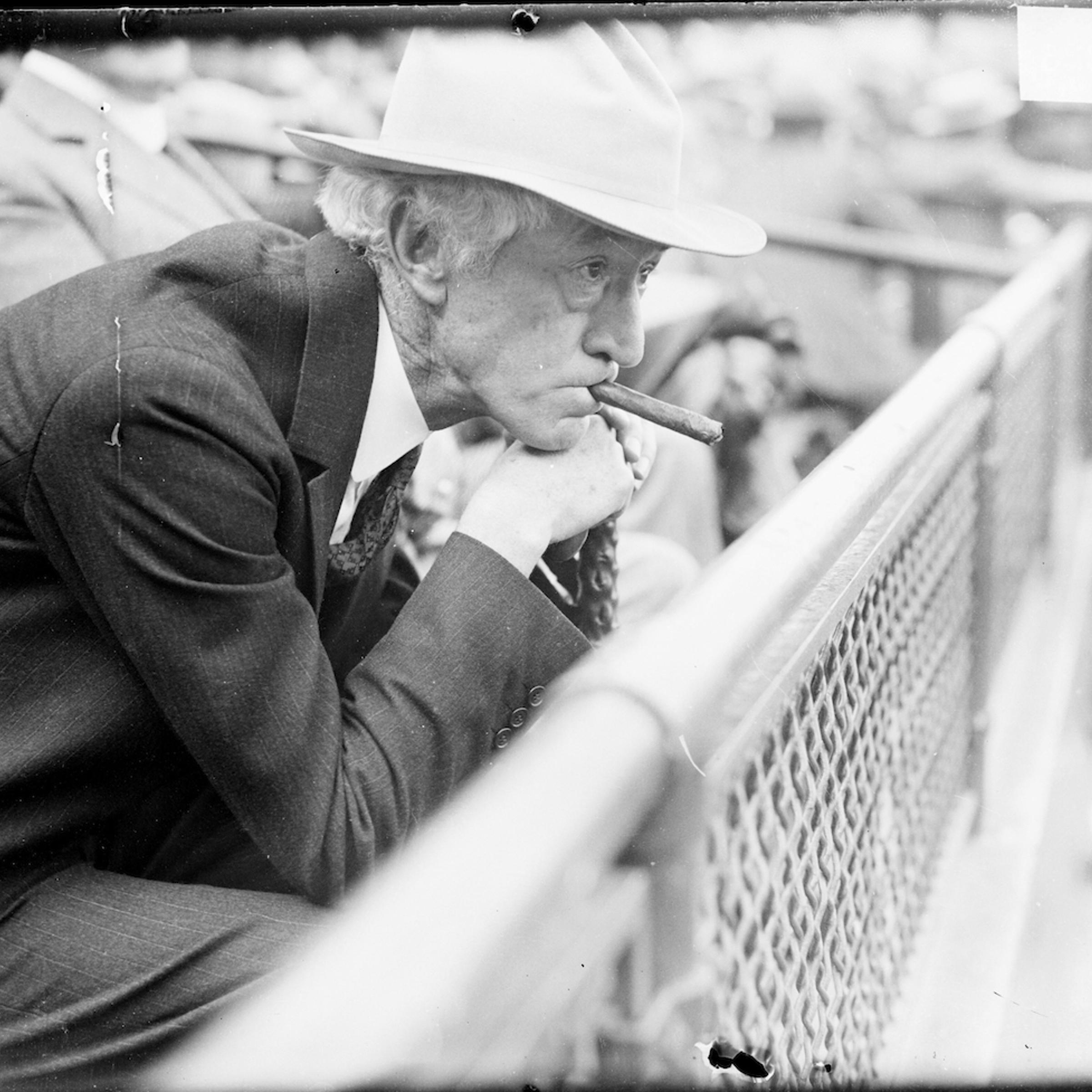Judge Kenesaw Mountain Landis At A Ballgame