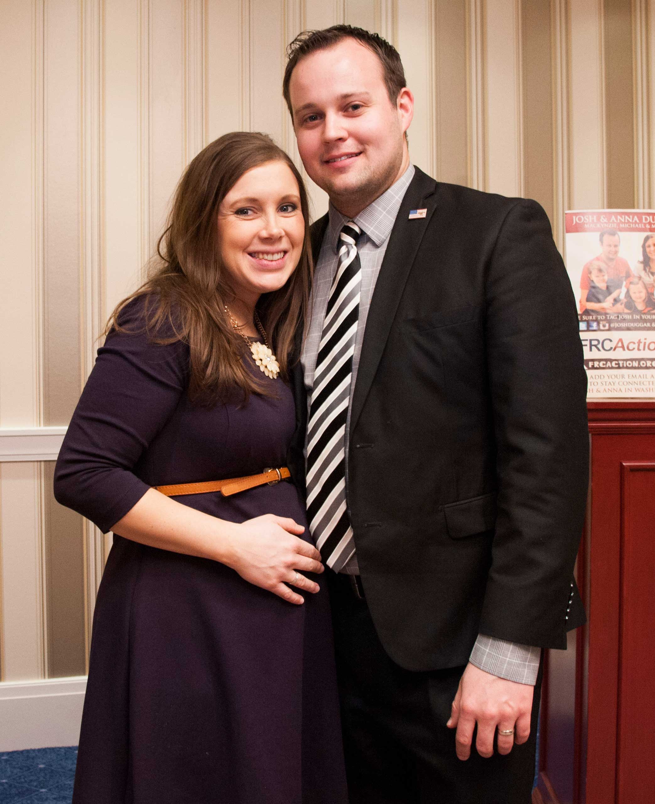 Anna and Josh Duggar at the 42nd annual Conservative Political Action Conference (CPAC) at the Gaylord National Resort Hotel and Convention Center in National Harbor, Md., on Feb. 28, 2015.