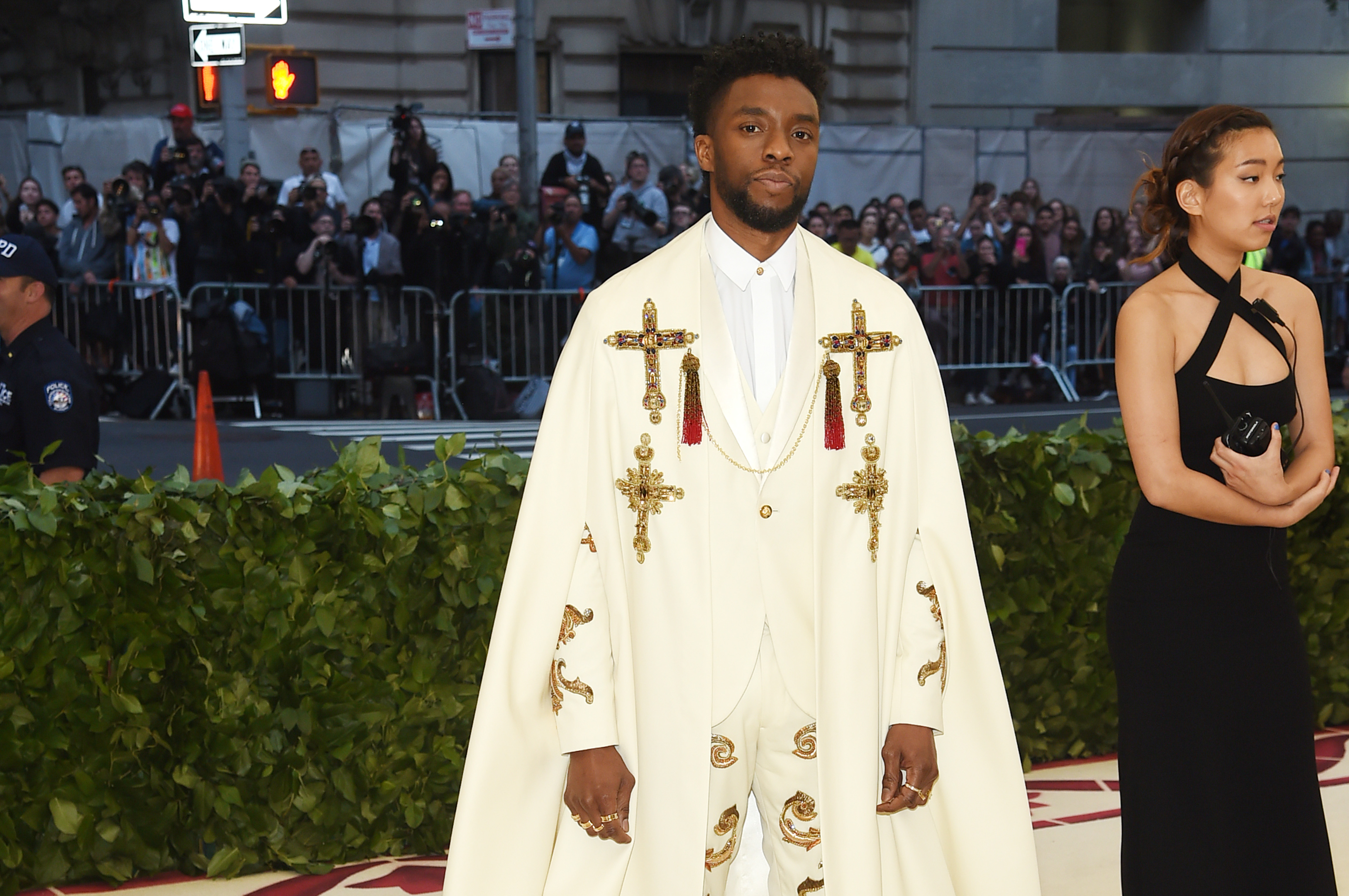 Chadwick Boseman at 2018 Met Gala