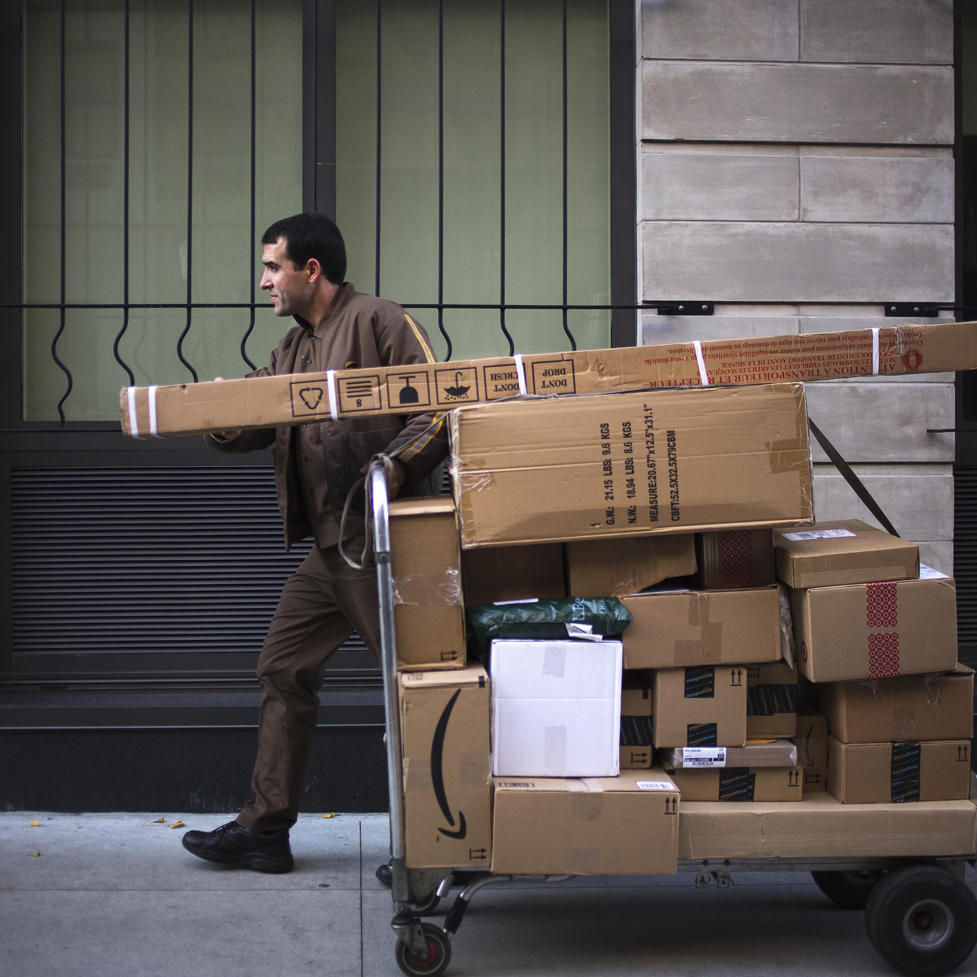 Inside A United Parcel Service Inc. Distribution Facility On Cyber Monday
