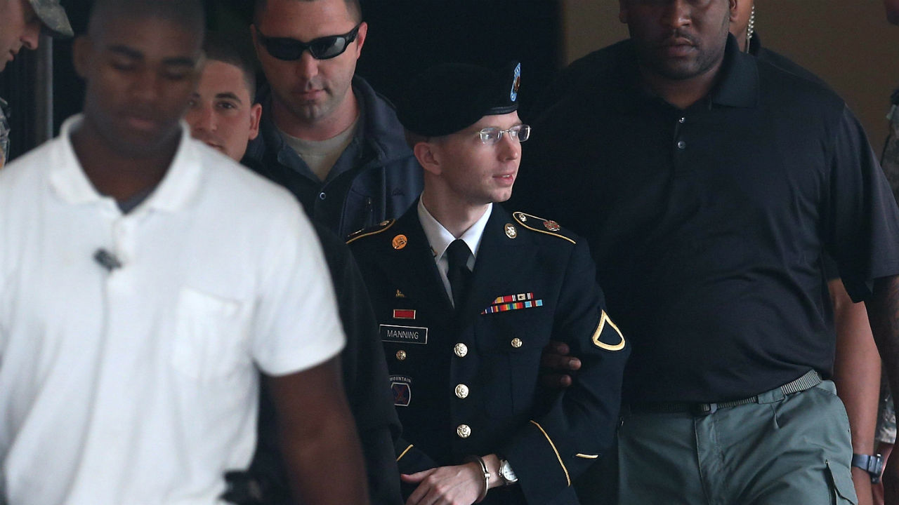 An AP report says the Pentagon is thinking about moving transgender soldier Chelsea Manning to a civilian prison.