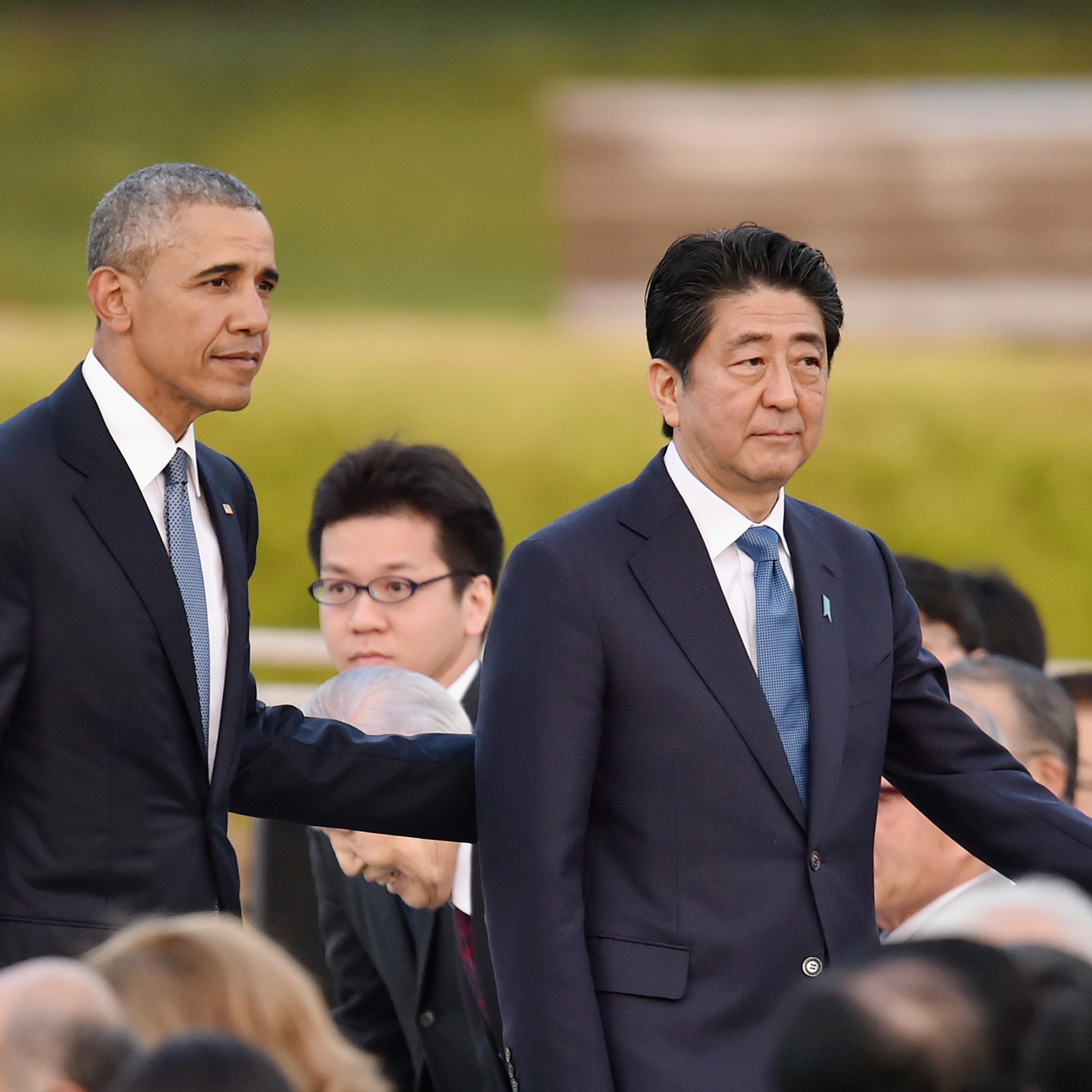 barack obama shinzu abe