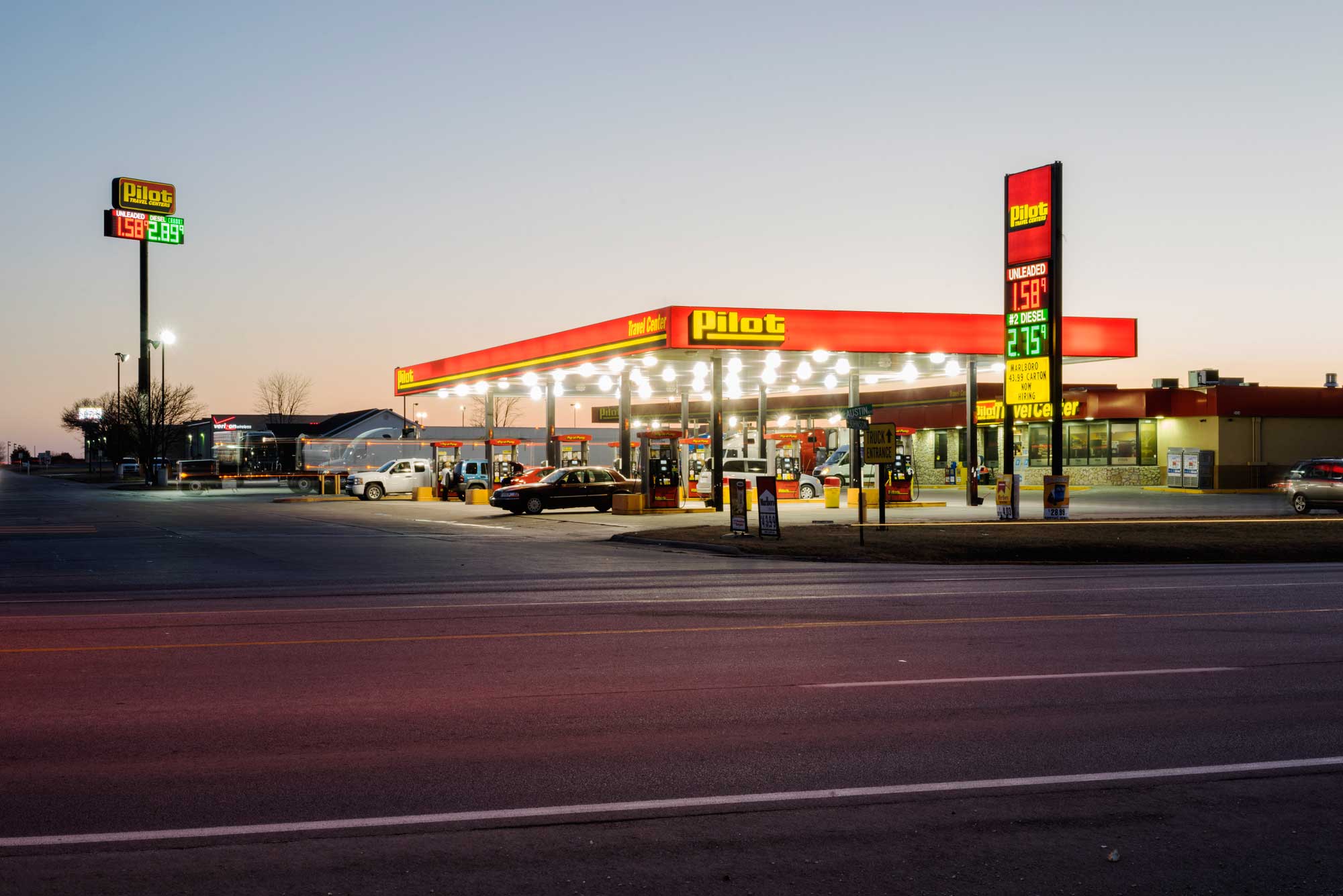 A gallon of gas went for $1.58 at this gas station on Jan. 15, 2015 in Nevada, Mo. 