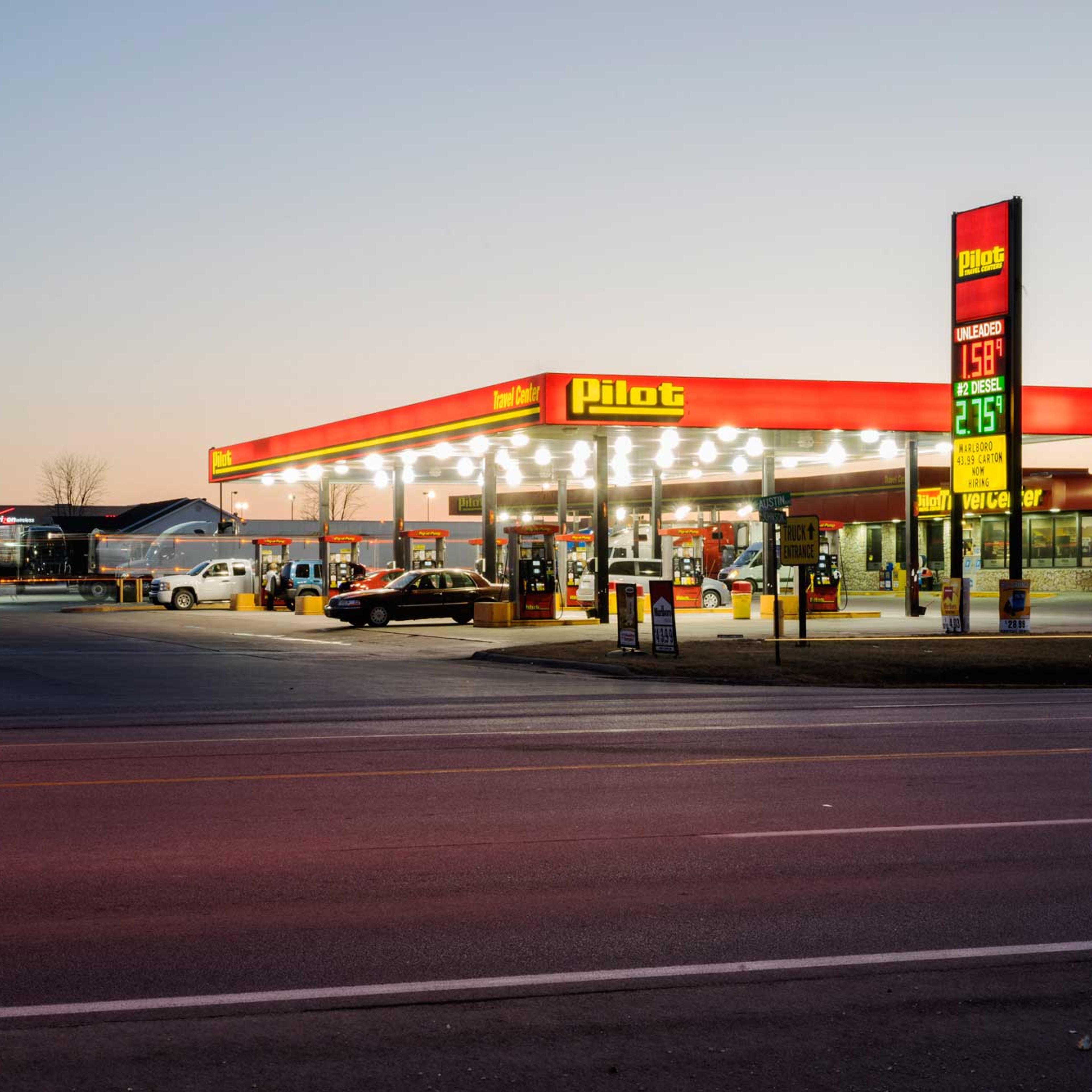 A gallon of gas went for $1.58 at this gas station on Jan. 15, 2015 in Nevada, Mo.