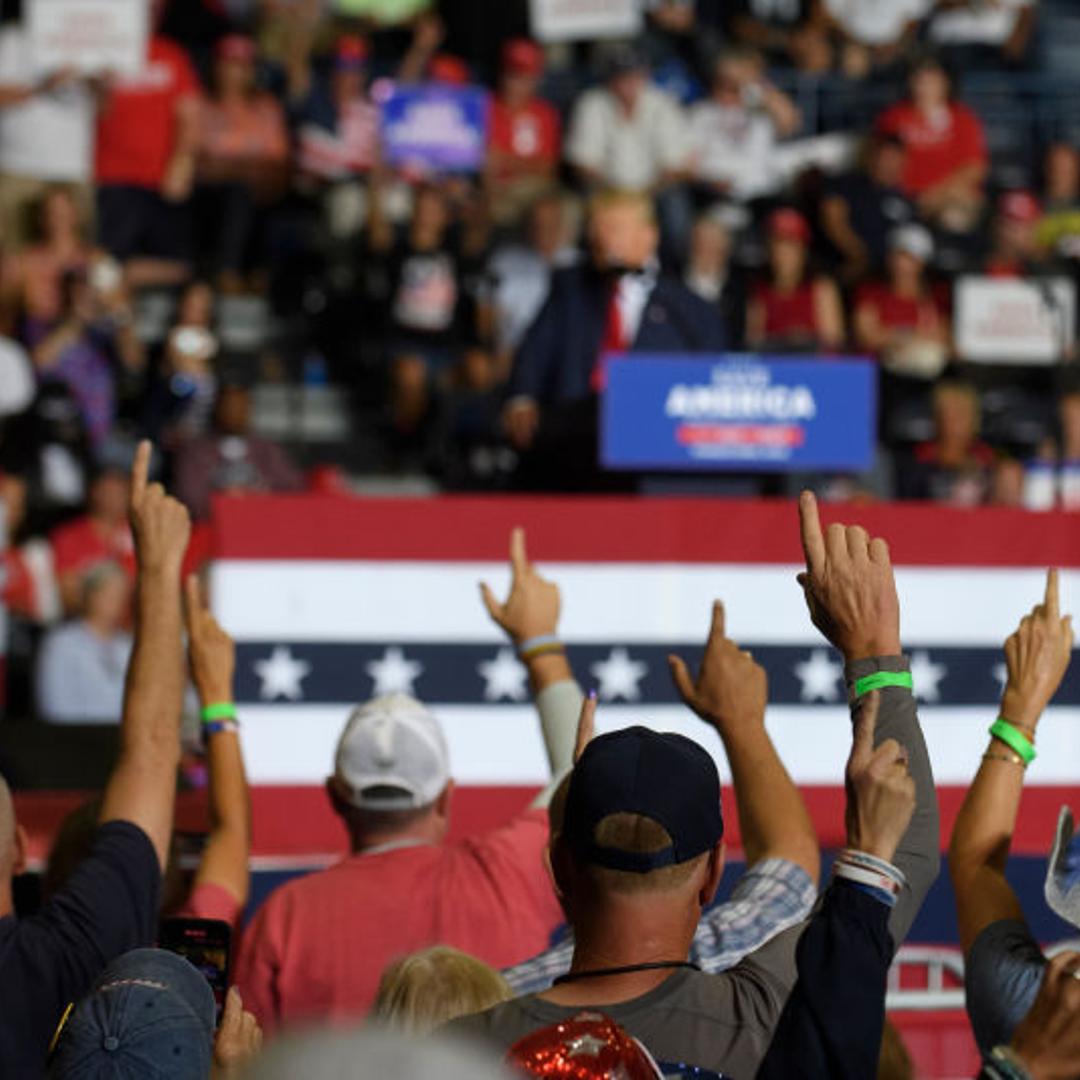 Donald Trump Holds Rally With Ohio Candidates In Youngstown