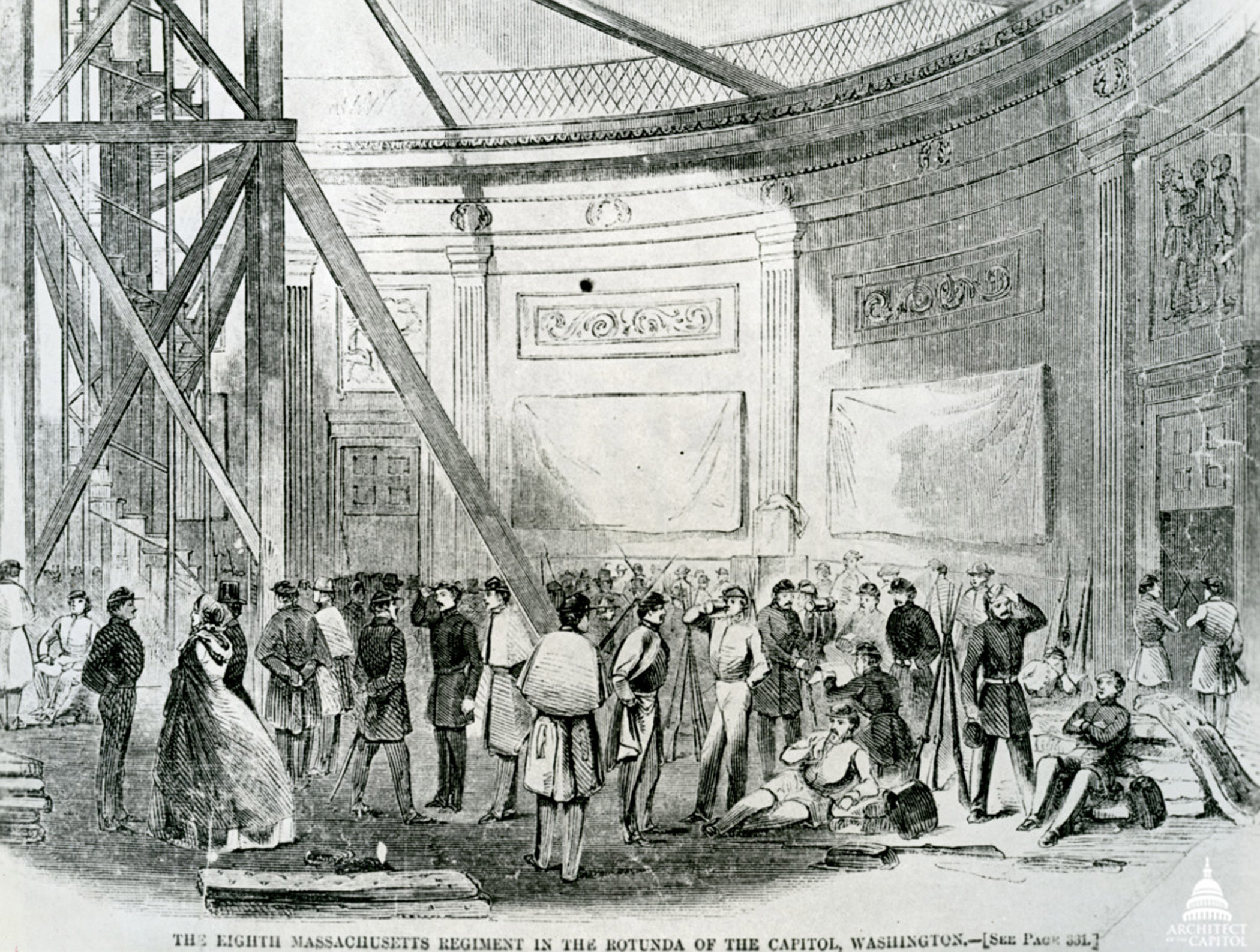 See Historical Photos of the US Capitol Rotunda's Evolution