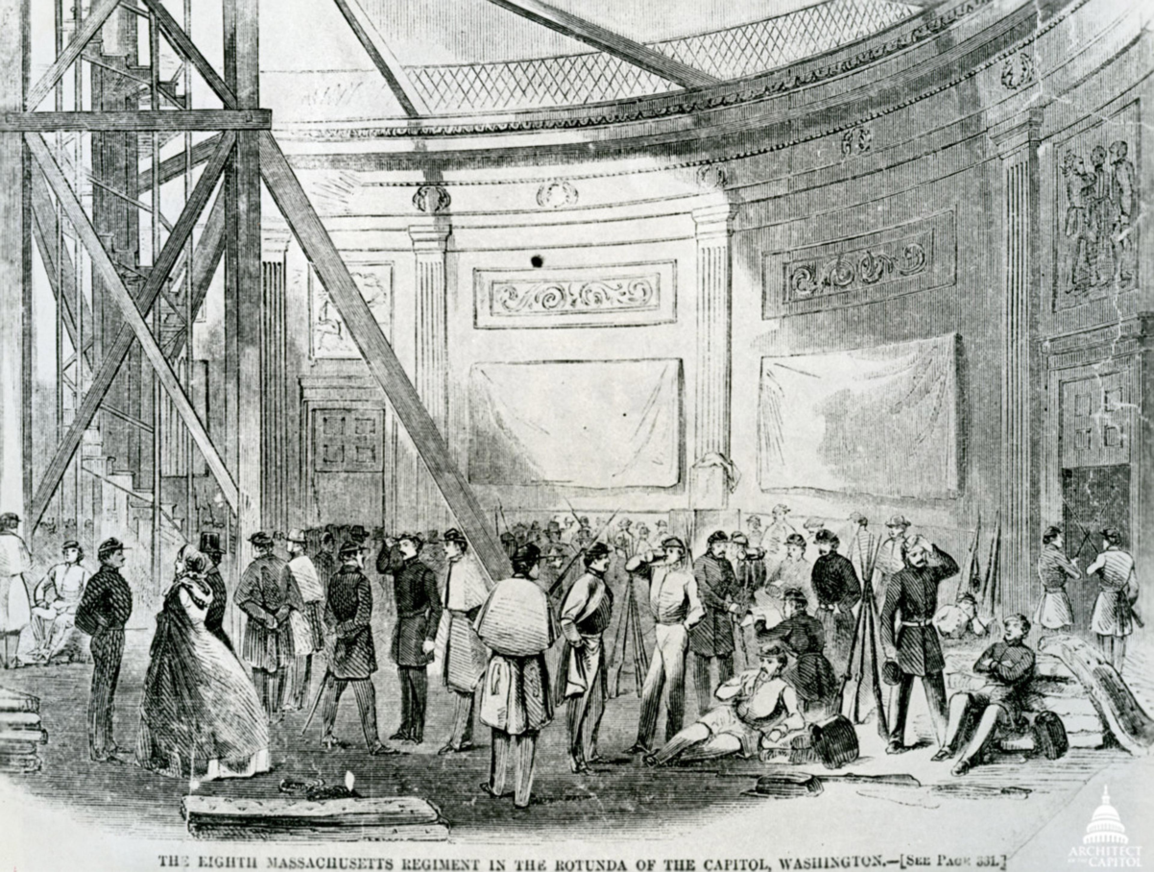 Rotunda Assembly See Historical Photos of the US Capitol Rotunda's Evolution