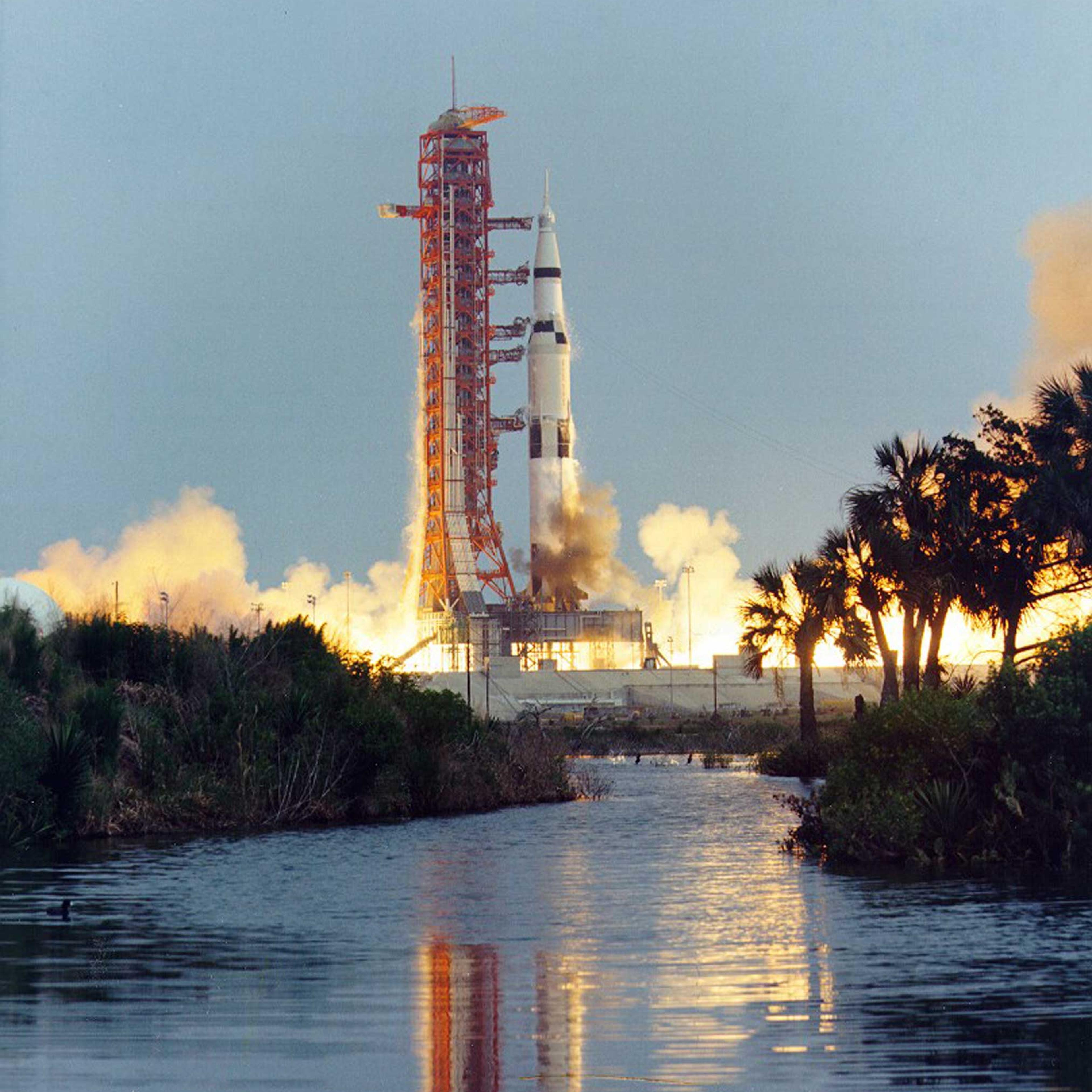 Apollo 13 launch.