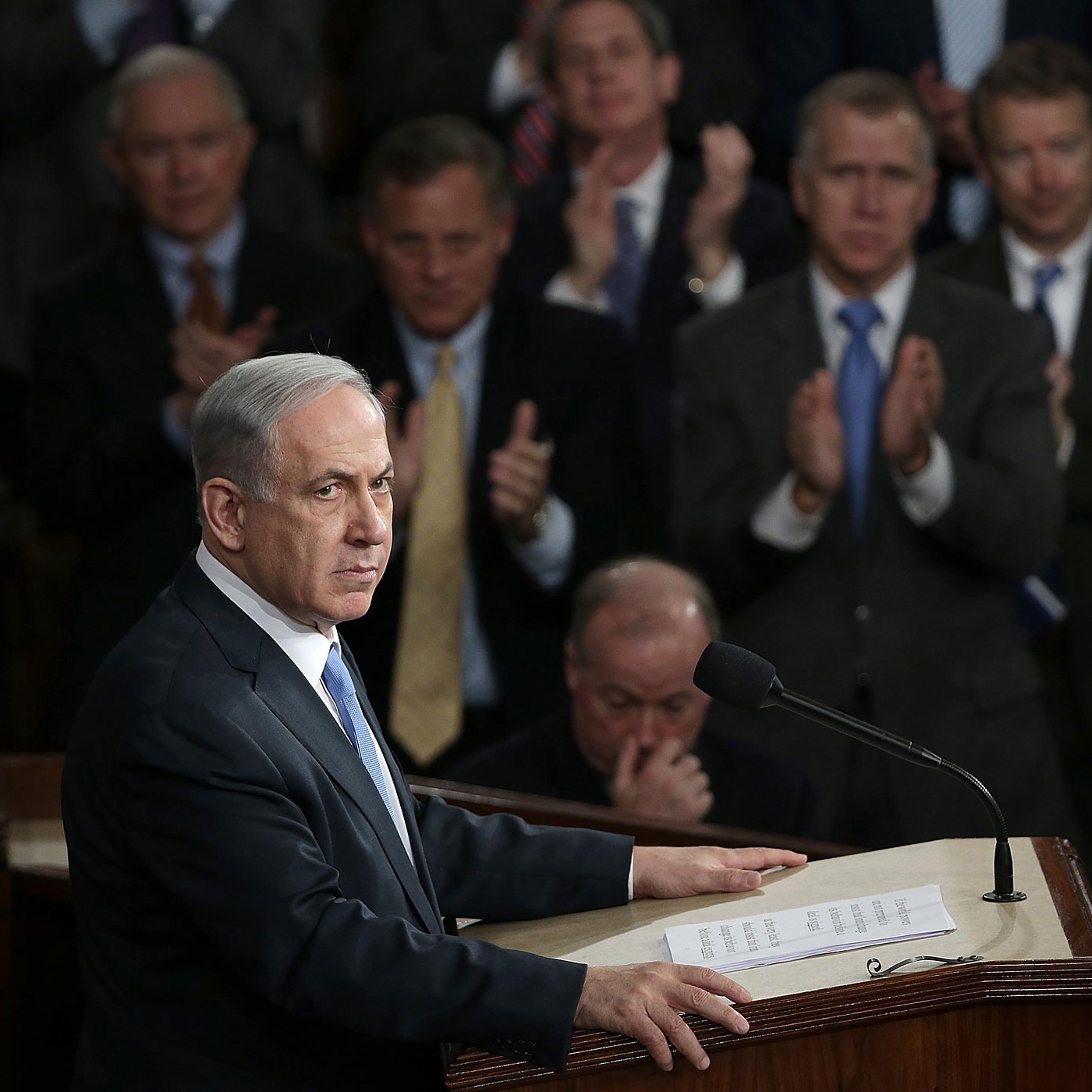 Israeli PM Netanyahu Addresses Joint Meeting Of Congress