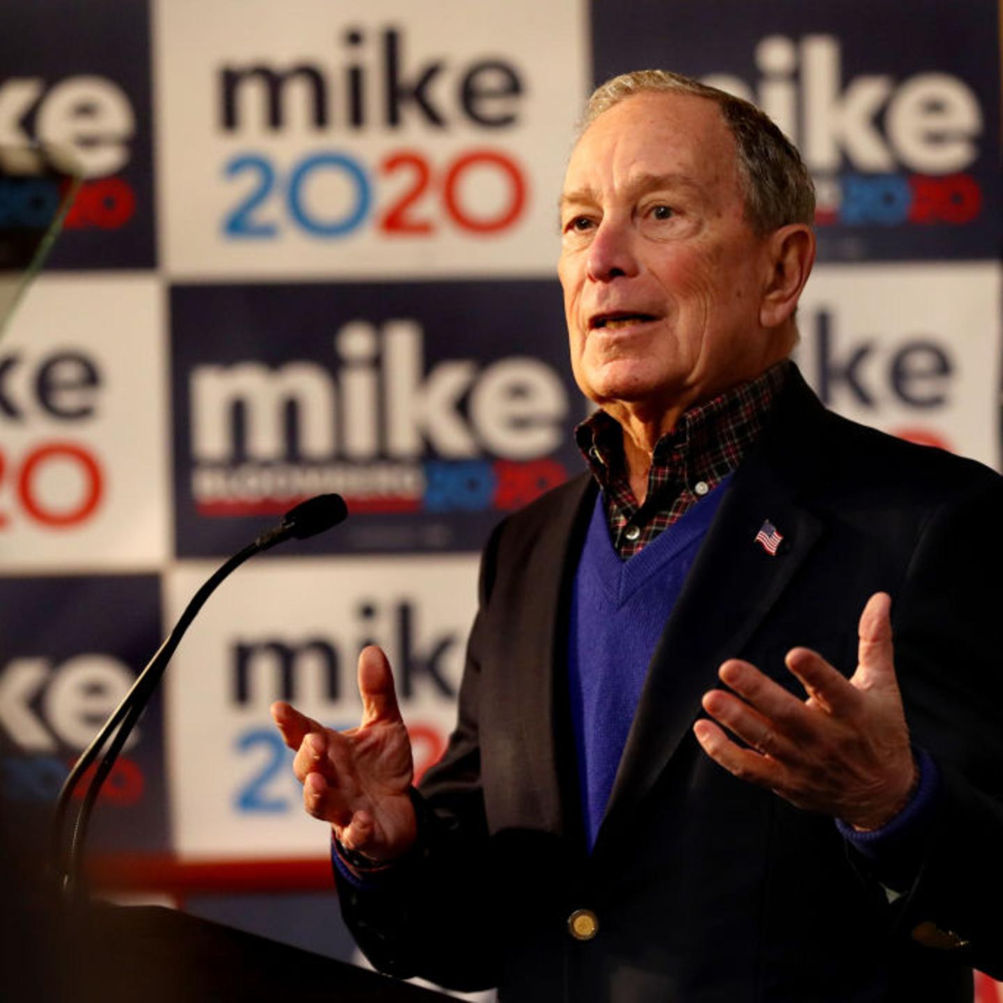 Presidential candidate Mike Bloomberg