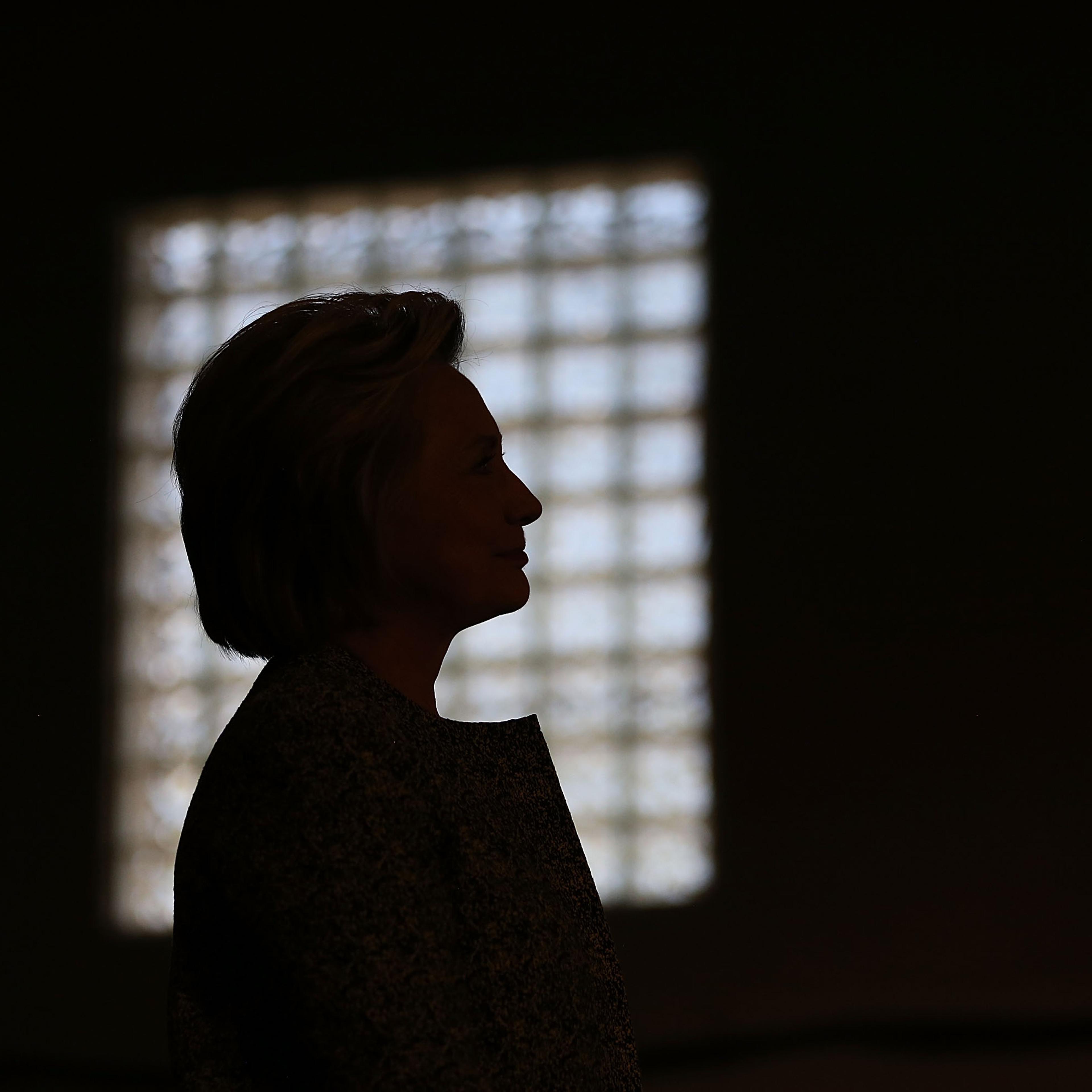 Democratic Presidential Candidate Hillary Clinton Campaigns In Indiana