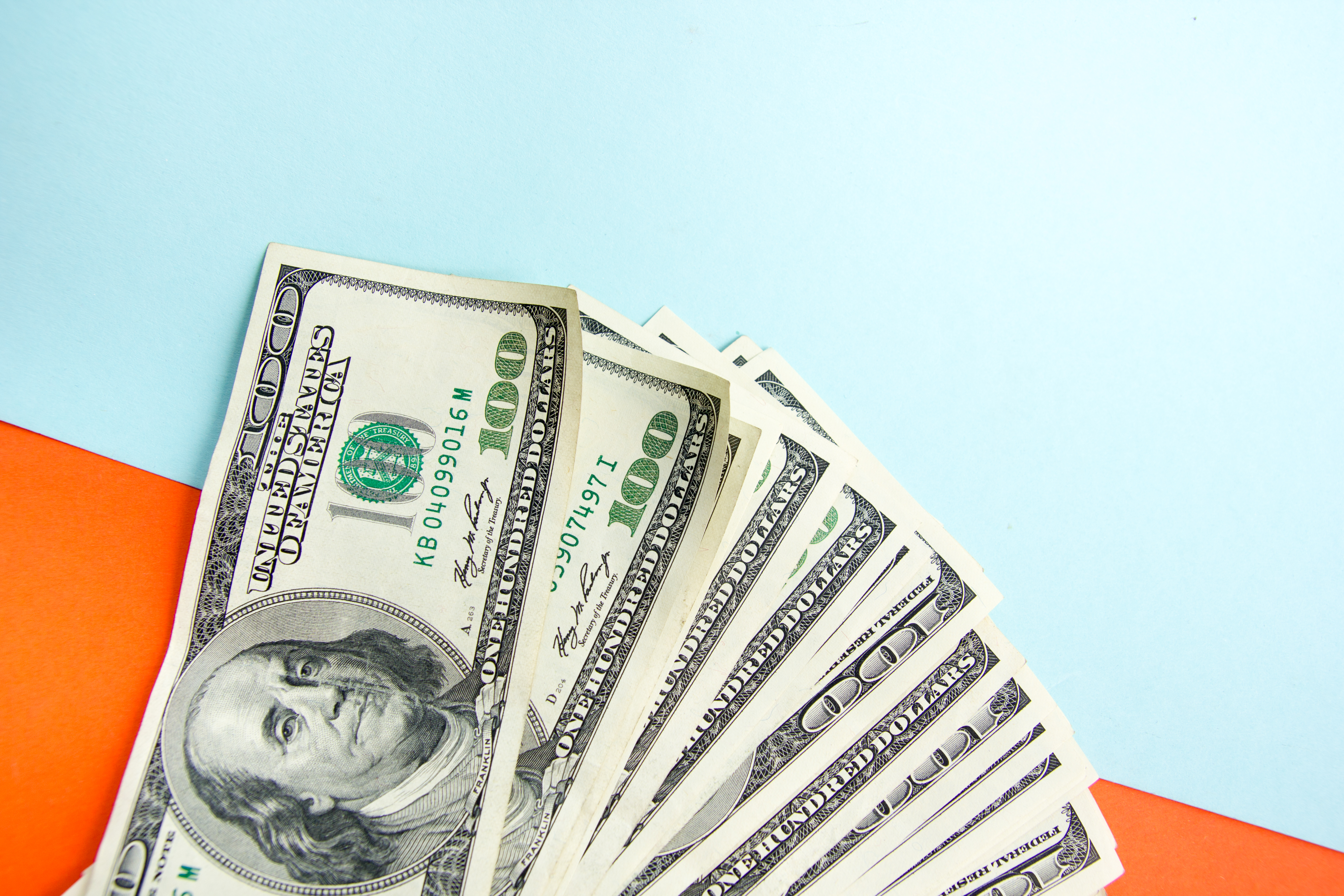 Money American dollar background