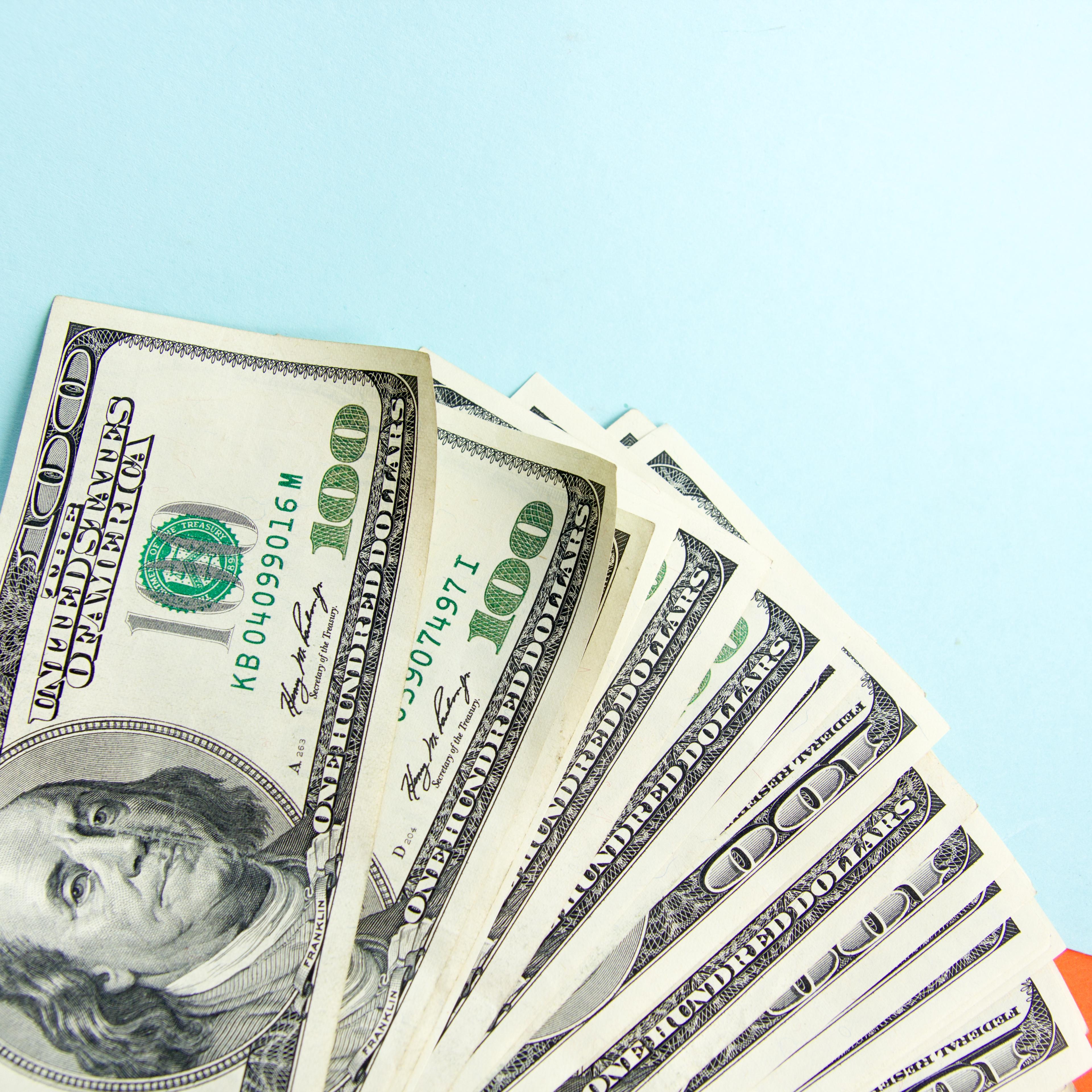 Money American dollar background