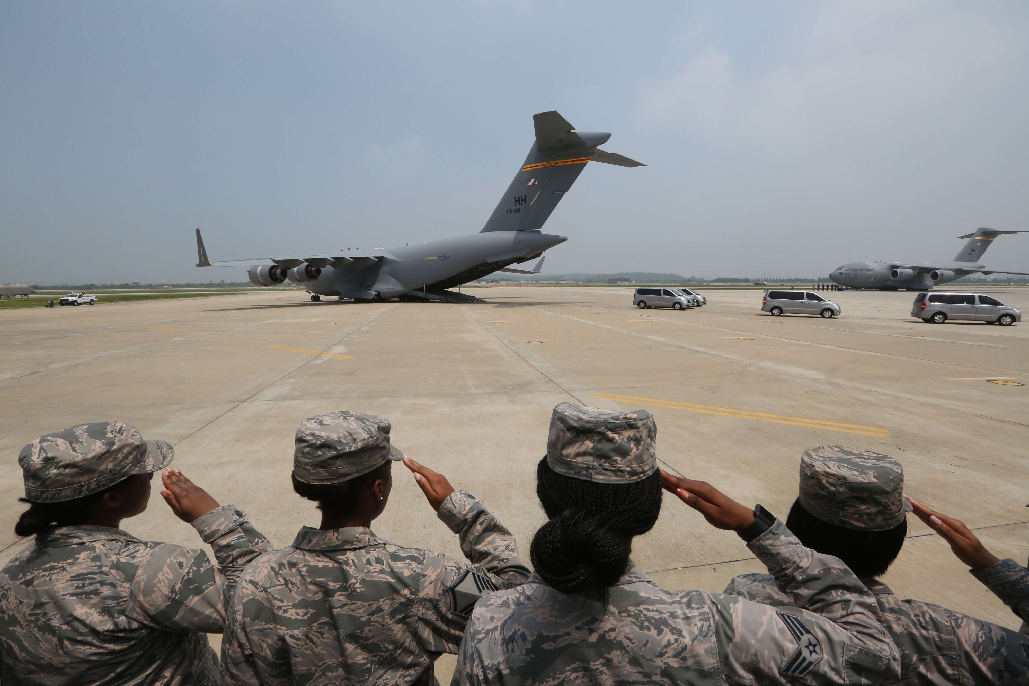 North Korea Transfer Remains Of U.S. Soldiers From The Korean War
