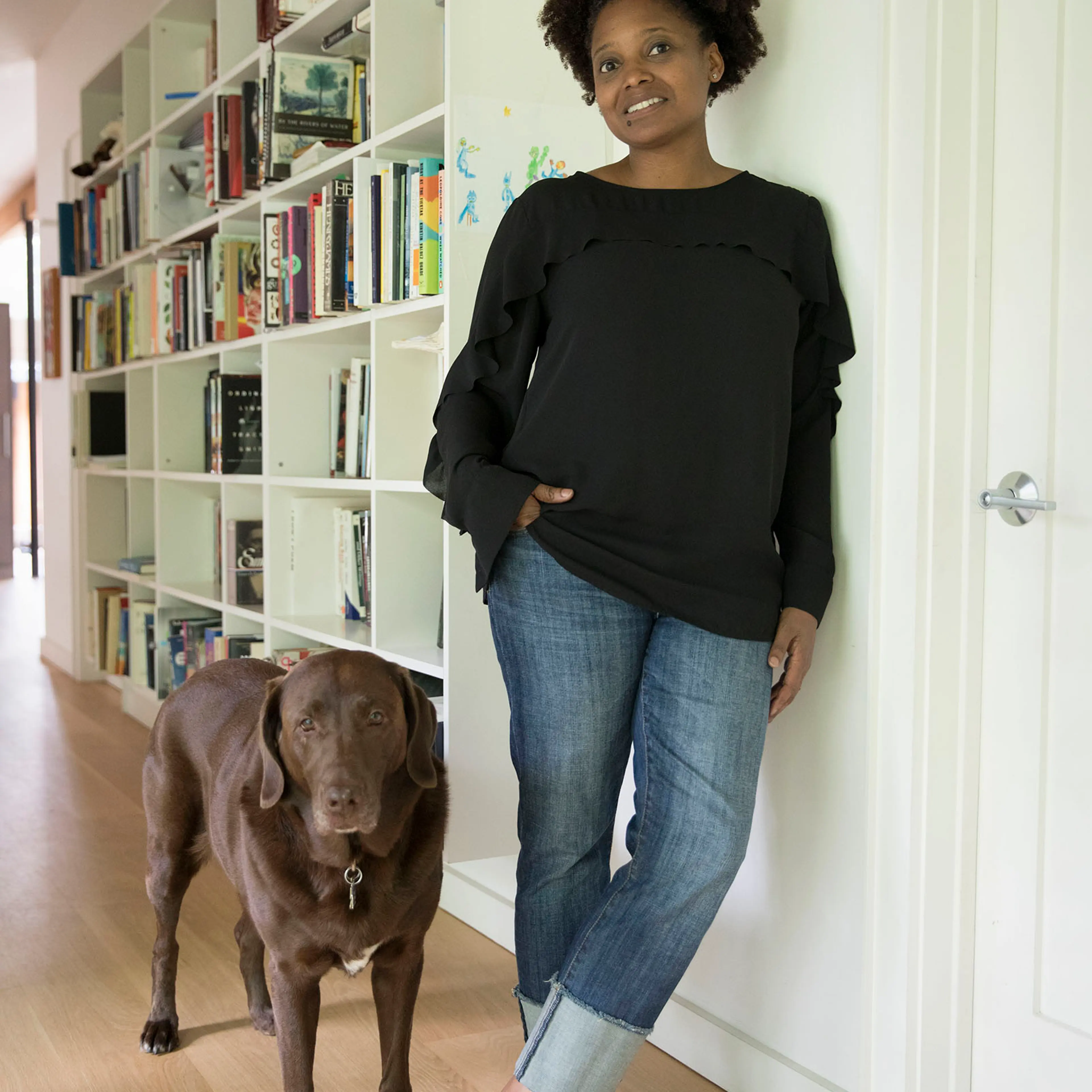 Poet Tracy K. Smith at home in Princeton, NJ, on June 6, 2017.