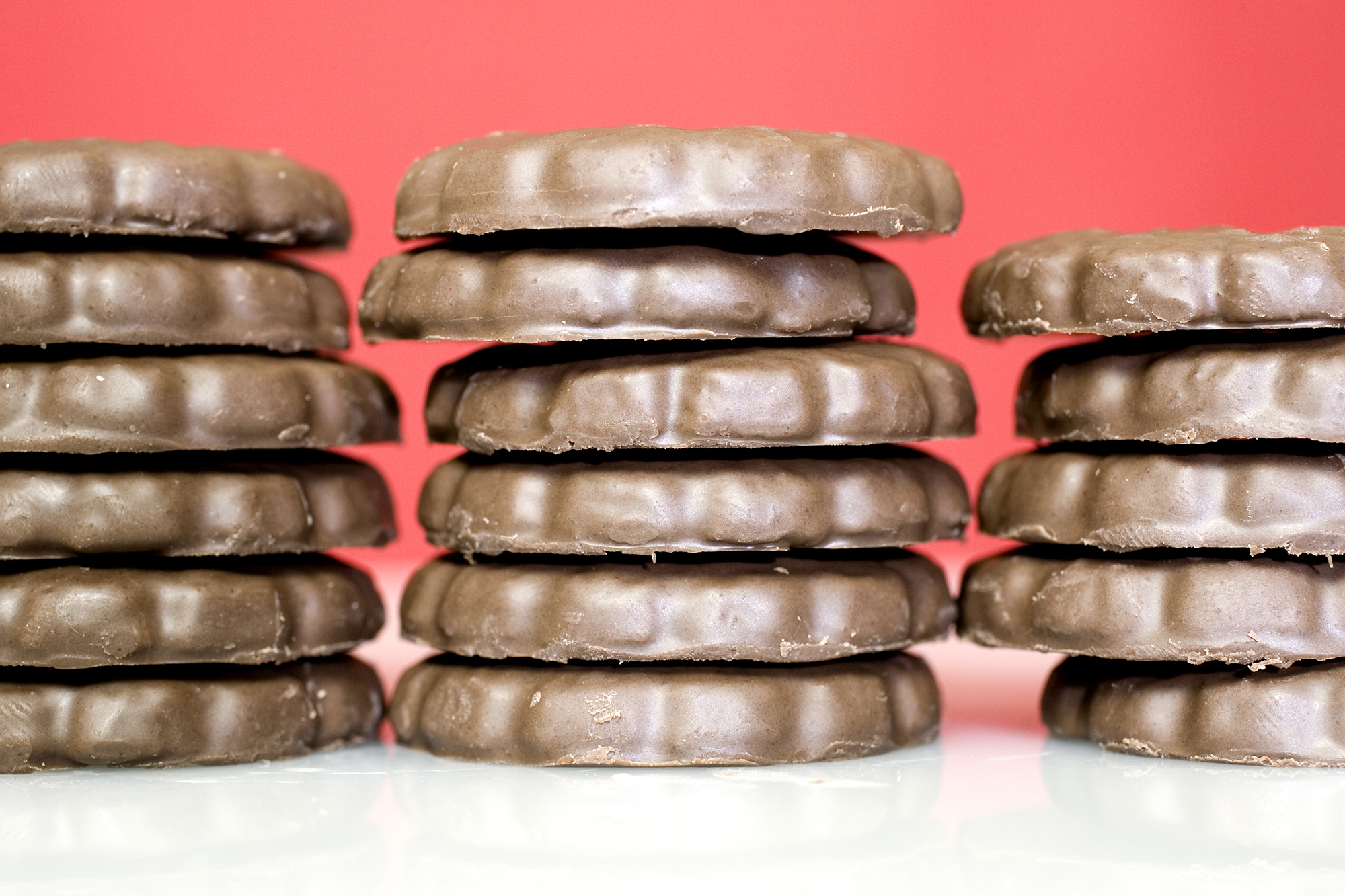 Stack of Mint cookies