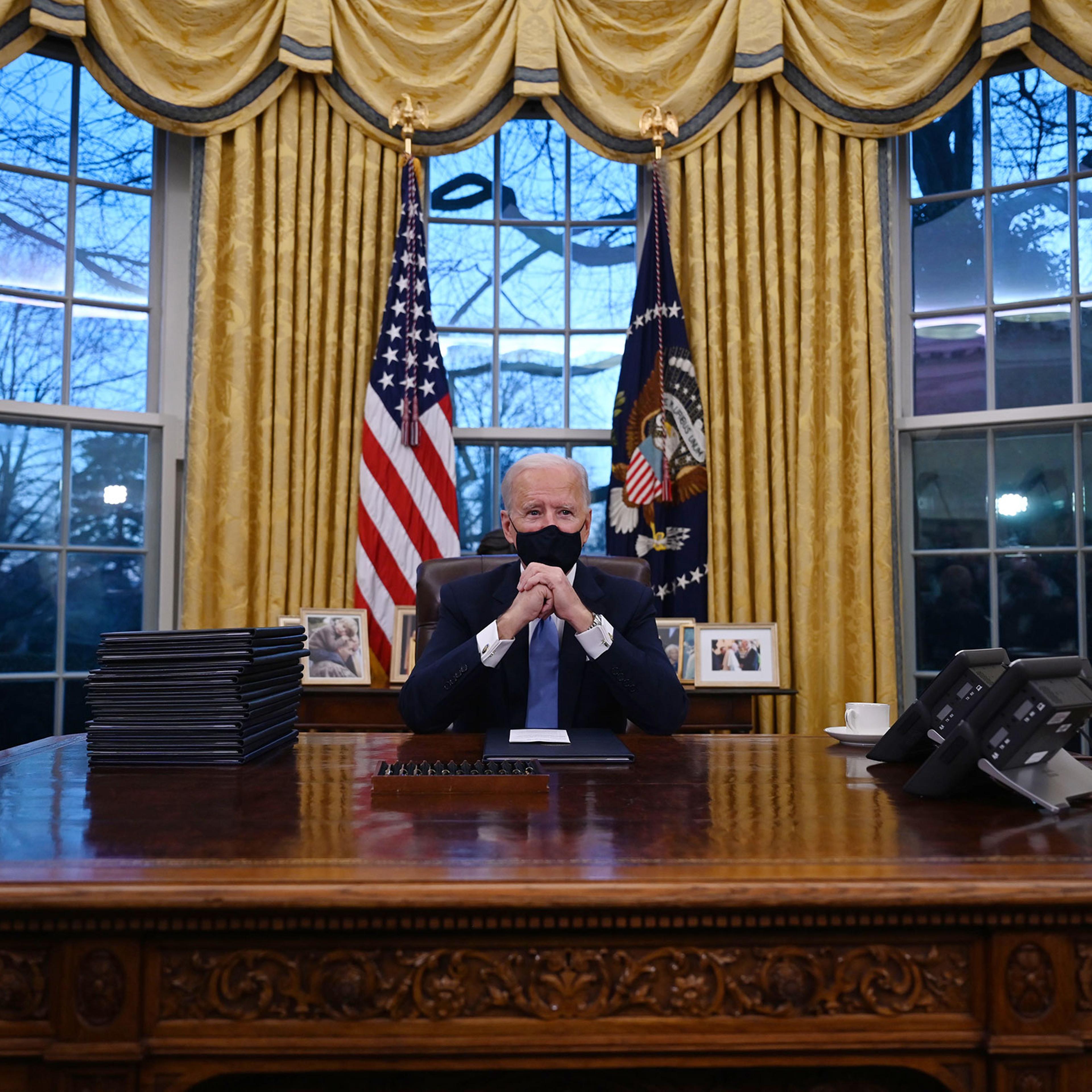President Biden prepares to sign Executive Orders on Jan. 20