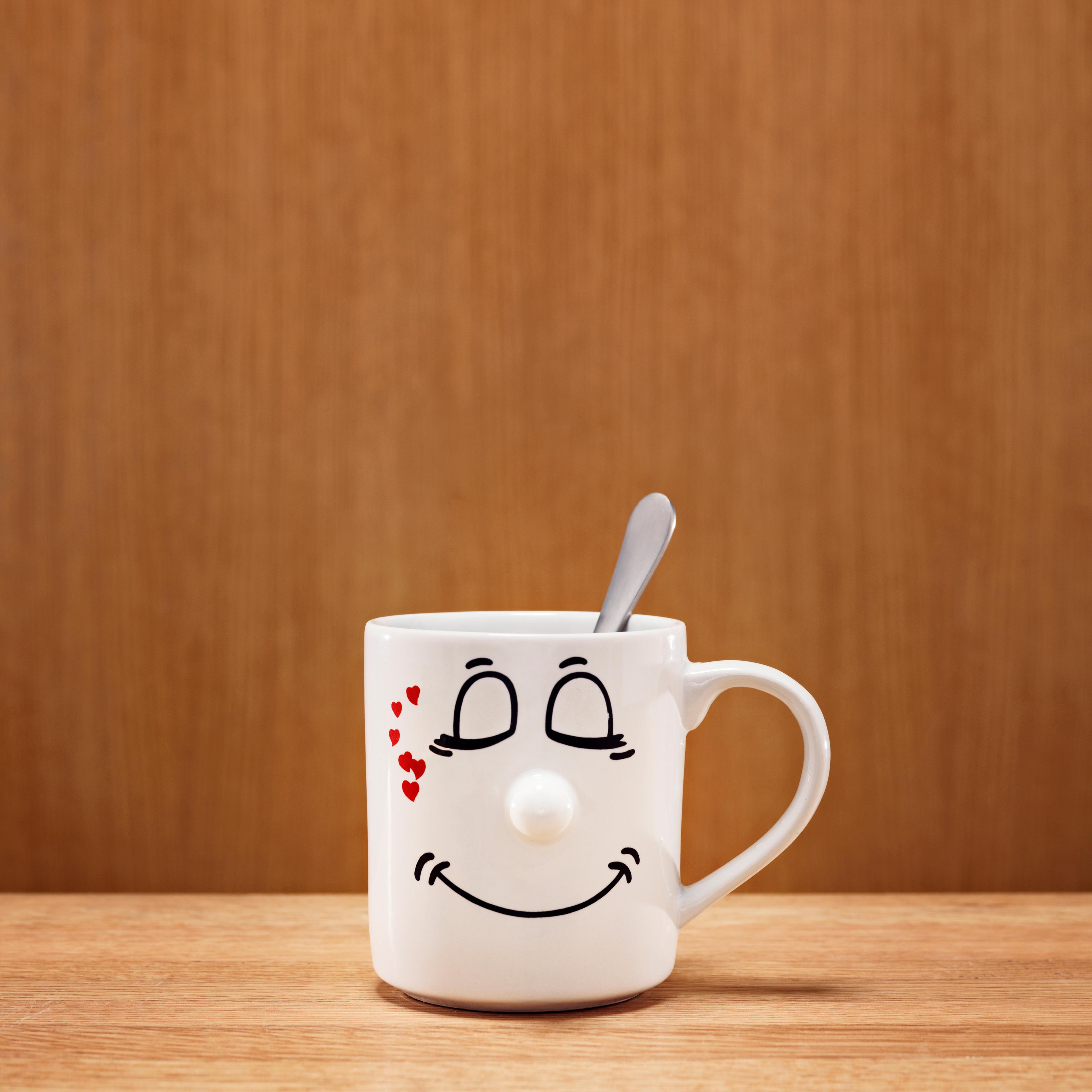 Mug with smiley face
