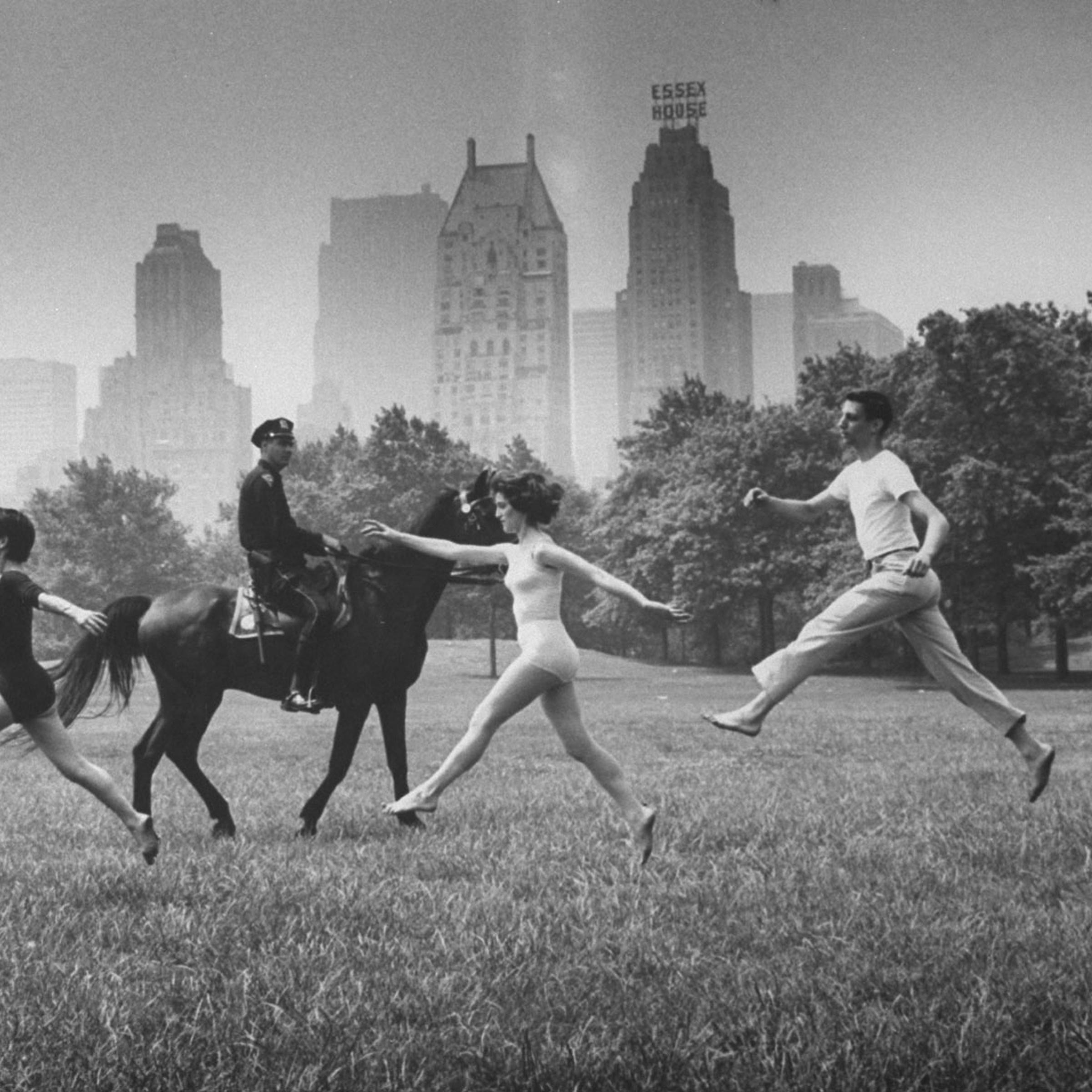 Dancers in Central Park, 1961.