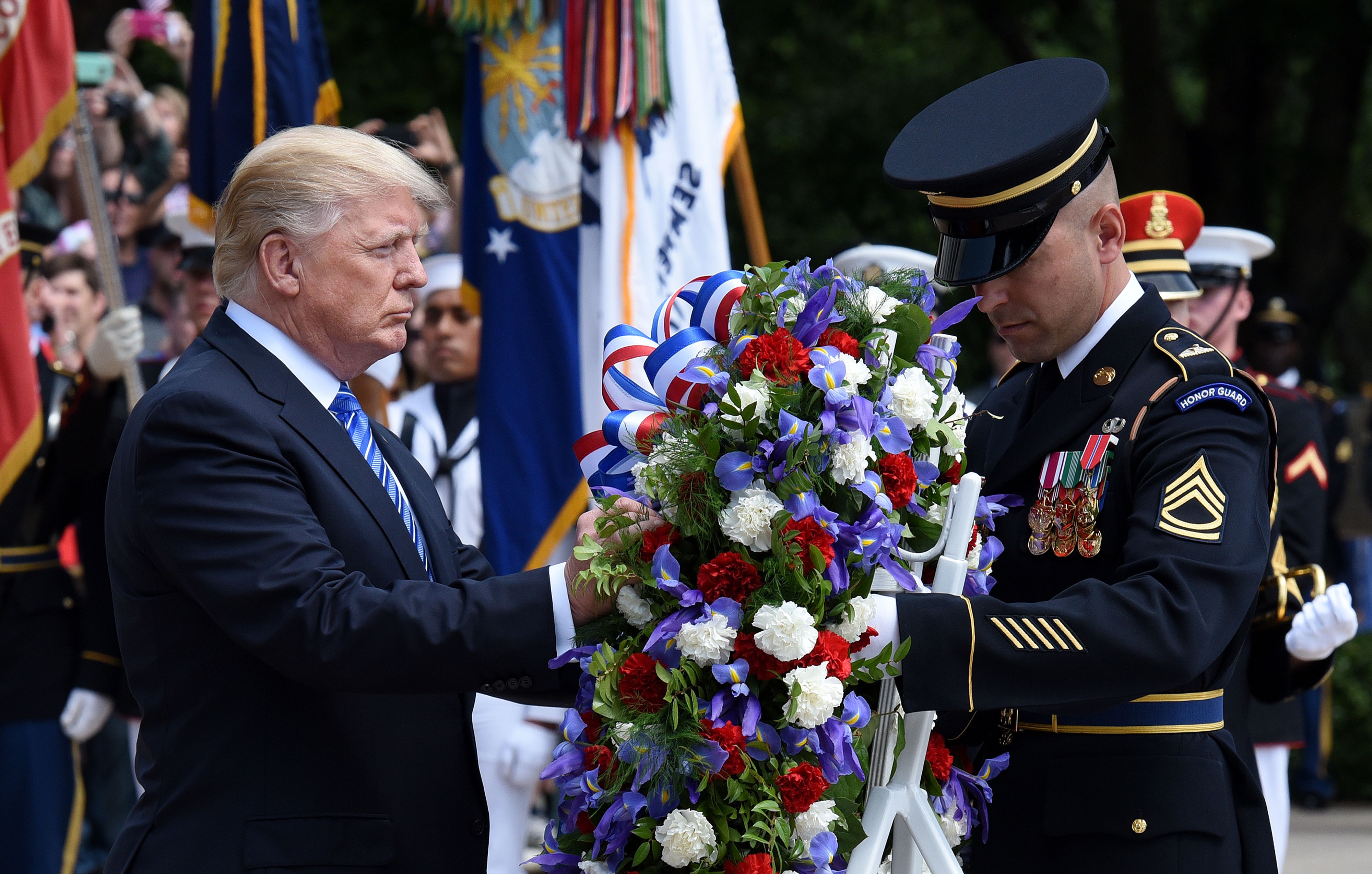 Memorial Day Is Commemorated At Arlington National Cemetery