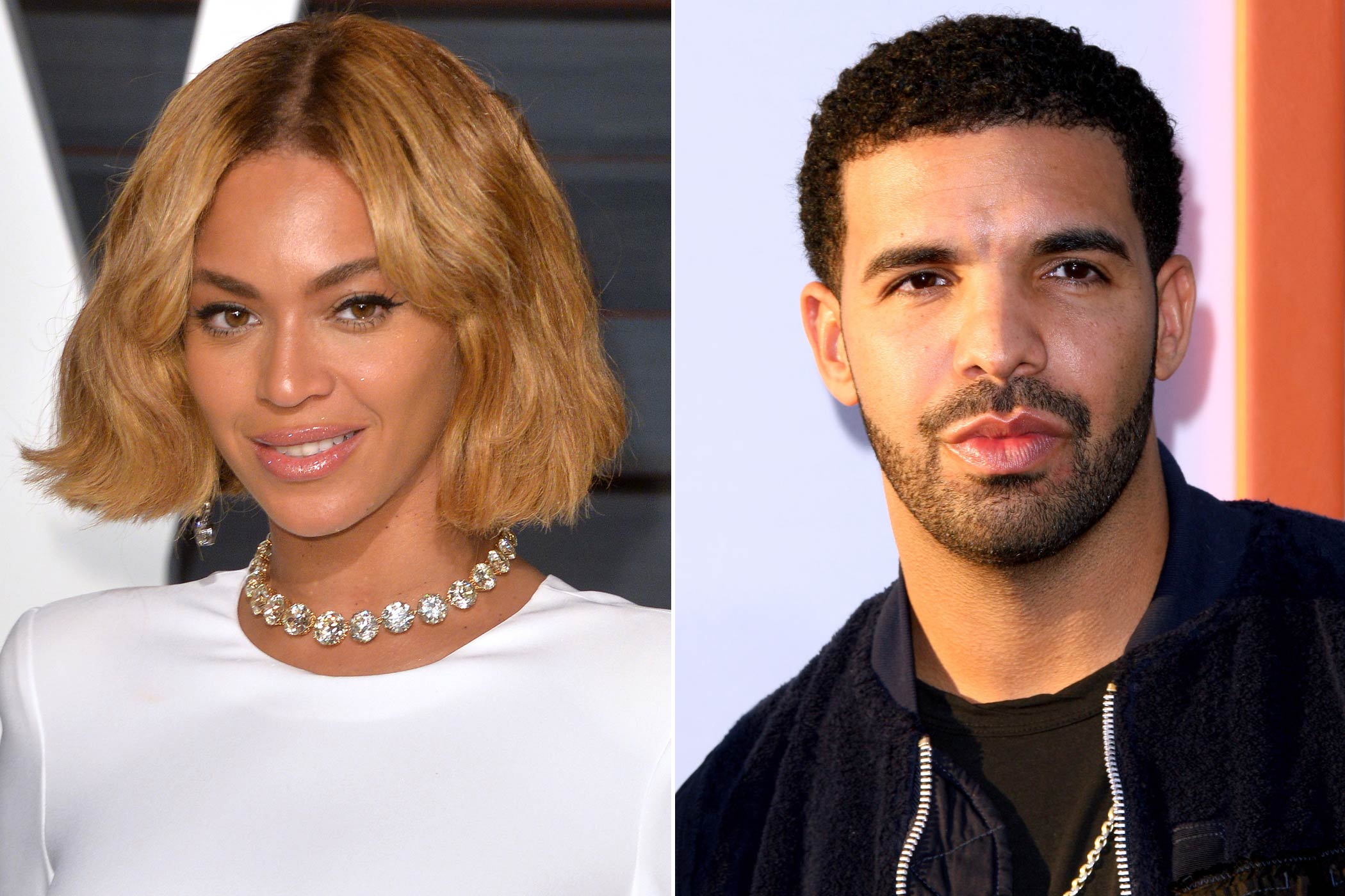 From left: Beyoncé and Drake
