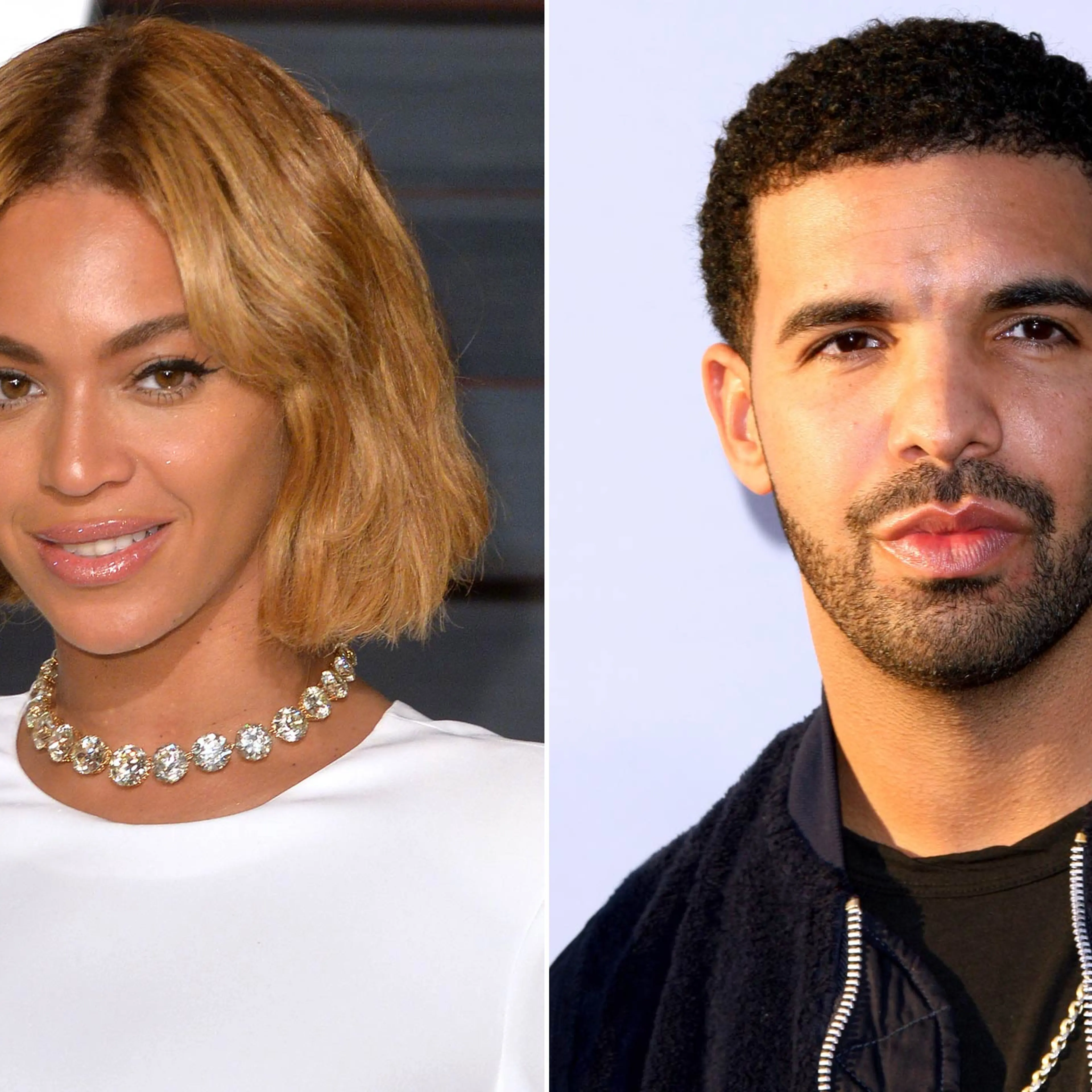 From left: Beyoncé and Drake