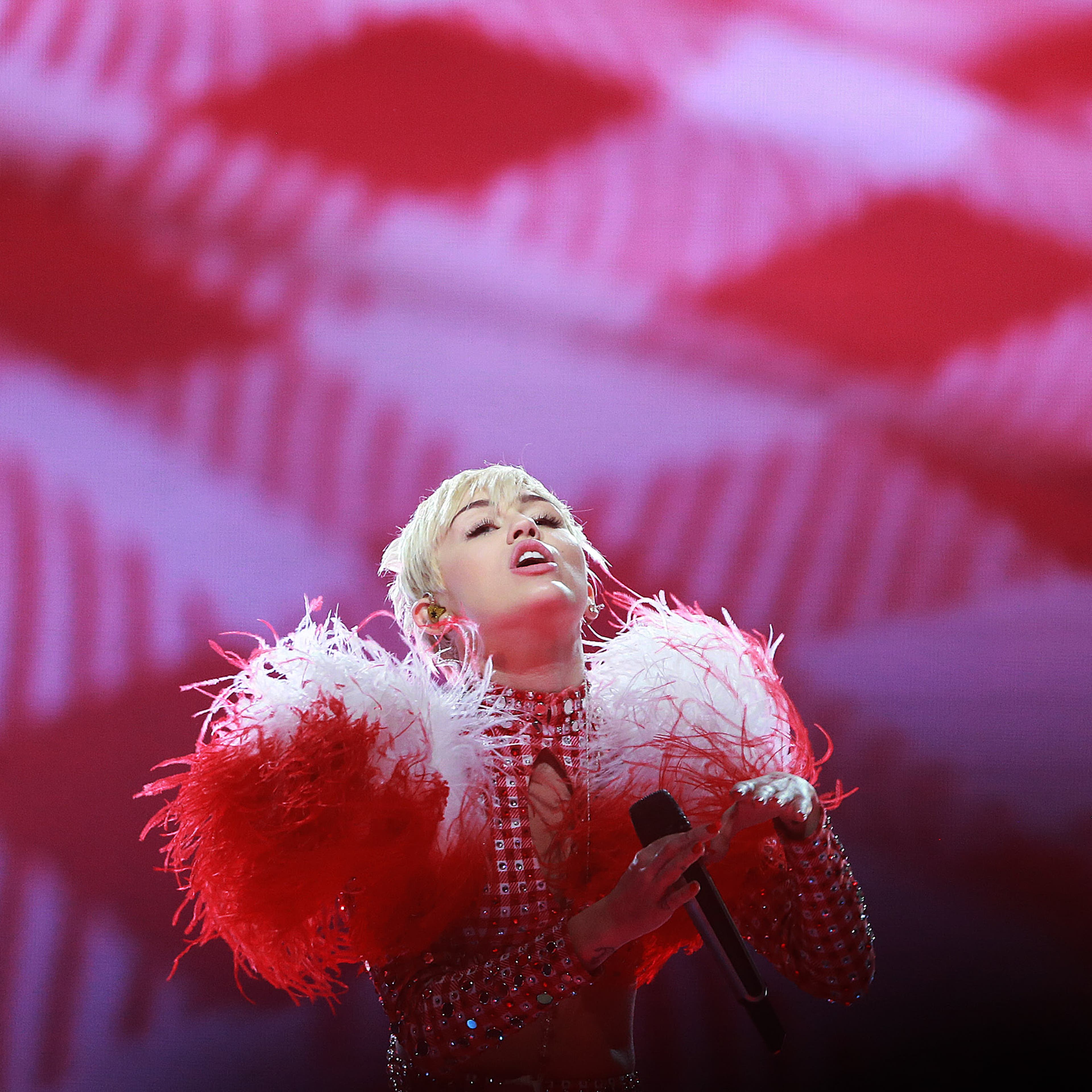 Miley Cyrus Performs At TD Garden