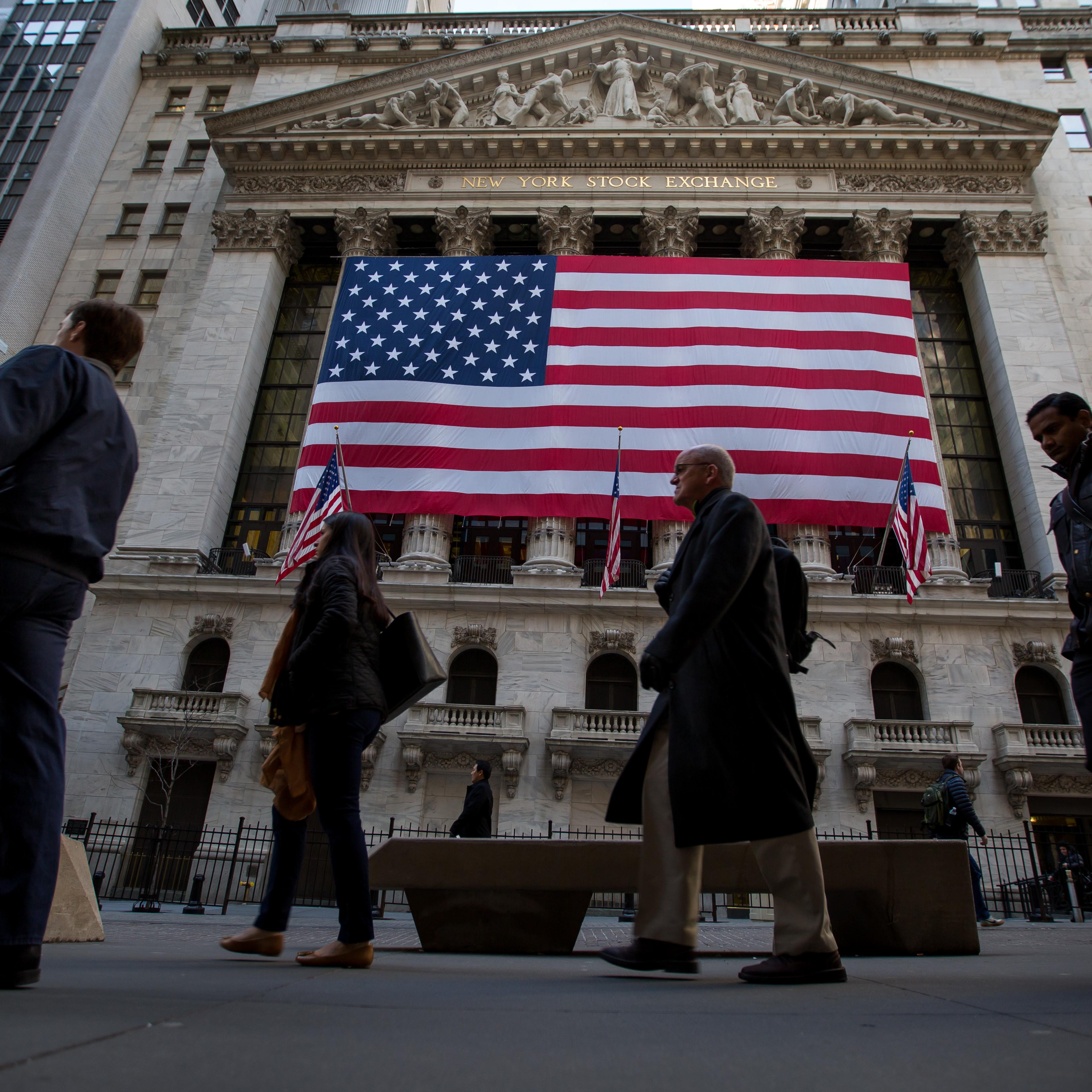 Trading On The Floor Of The NYSE As U.S. Stocks Rise With Dollar Amid Commodities Climb