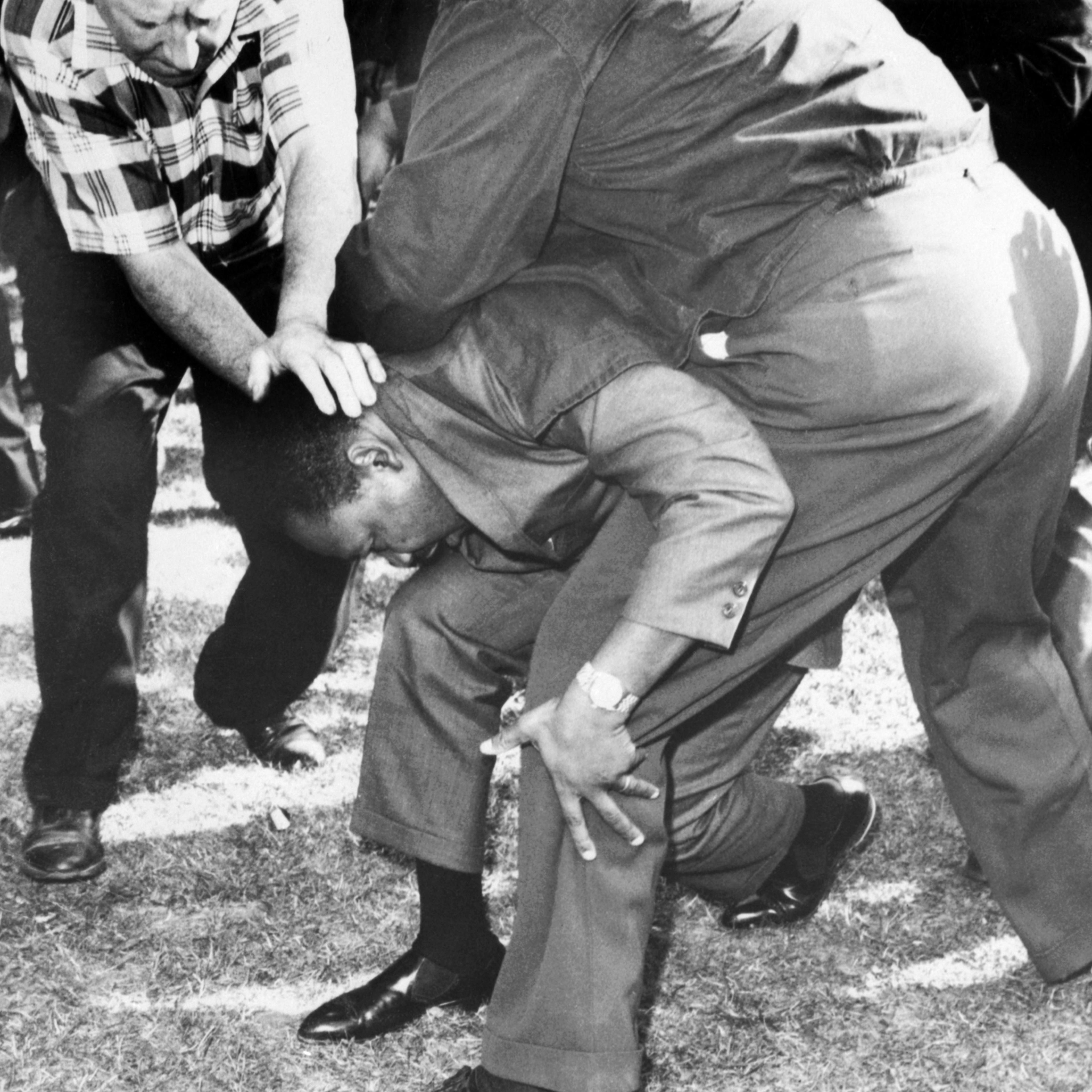 Martin Luther King Assaulted During March