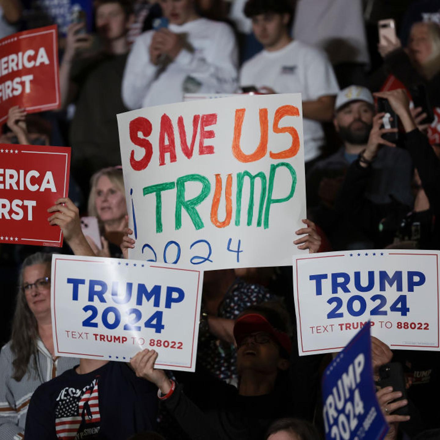 Former President Trump Holds Campaign Rally In Conway, South Carolina