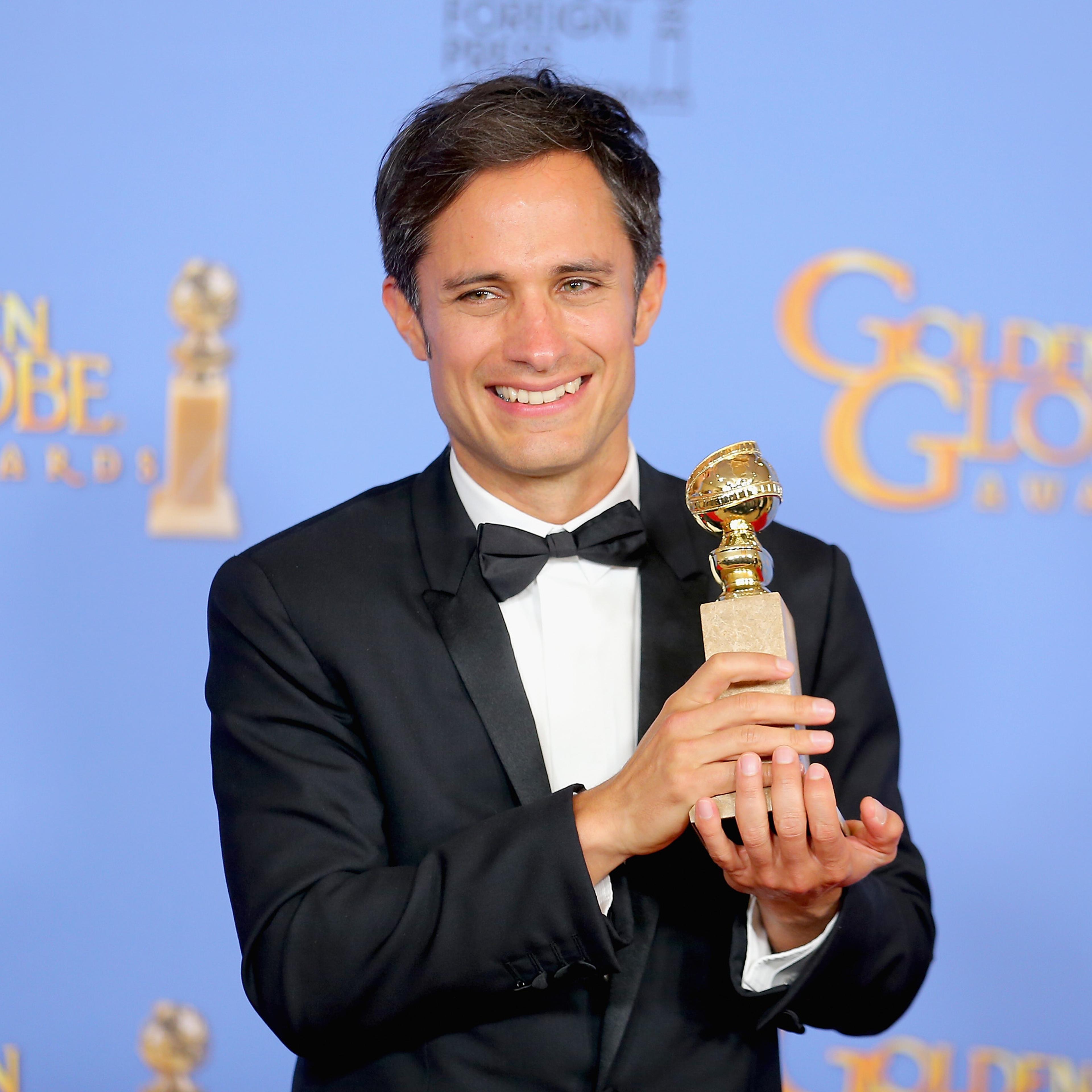 poses in the press room during the 73rd Annual Golden Globe Awards held at the Beverly Hilton Hotel on January 10, 2016 in Beverly Hills, California.