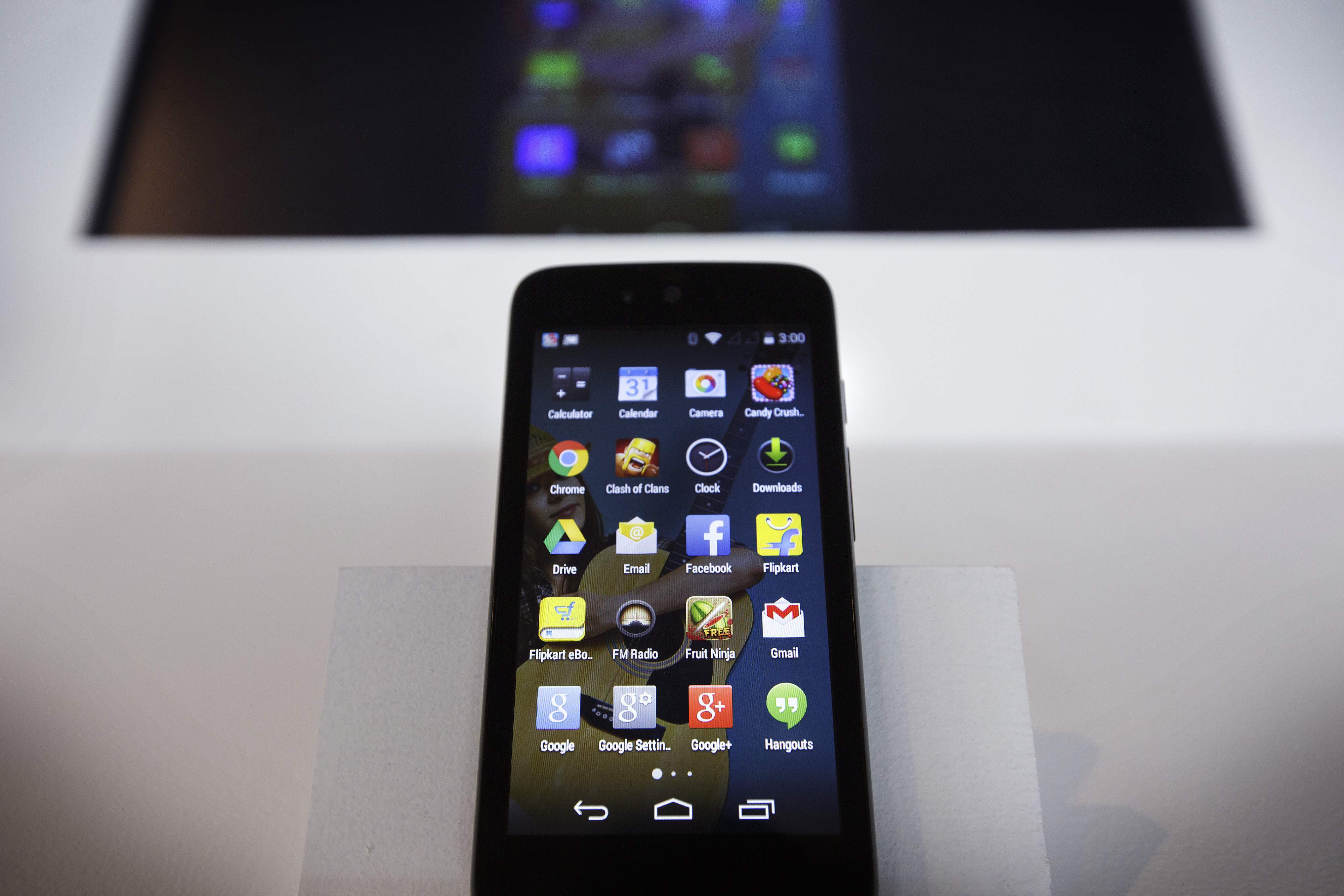 Google Inc.'s Senior Vice President Of Android, Chrome And Apps Sundar Pichai Launches The Android One Platform