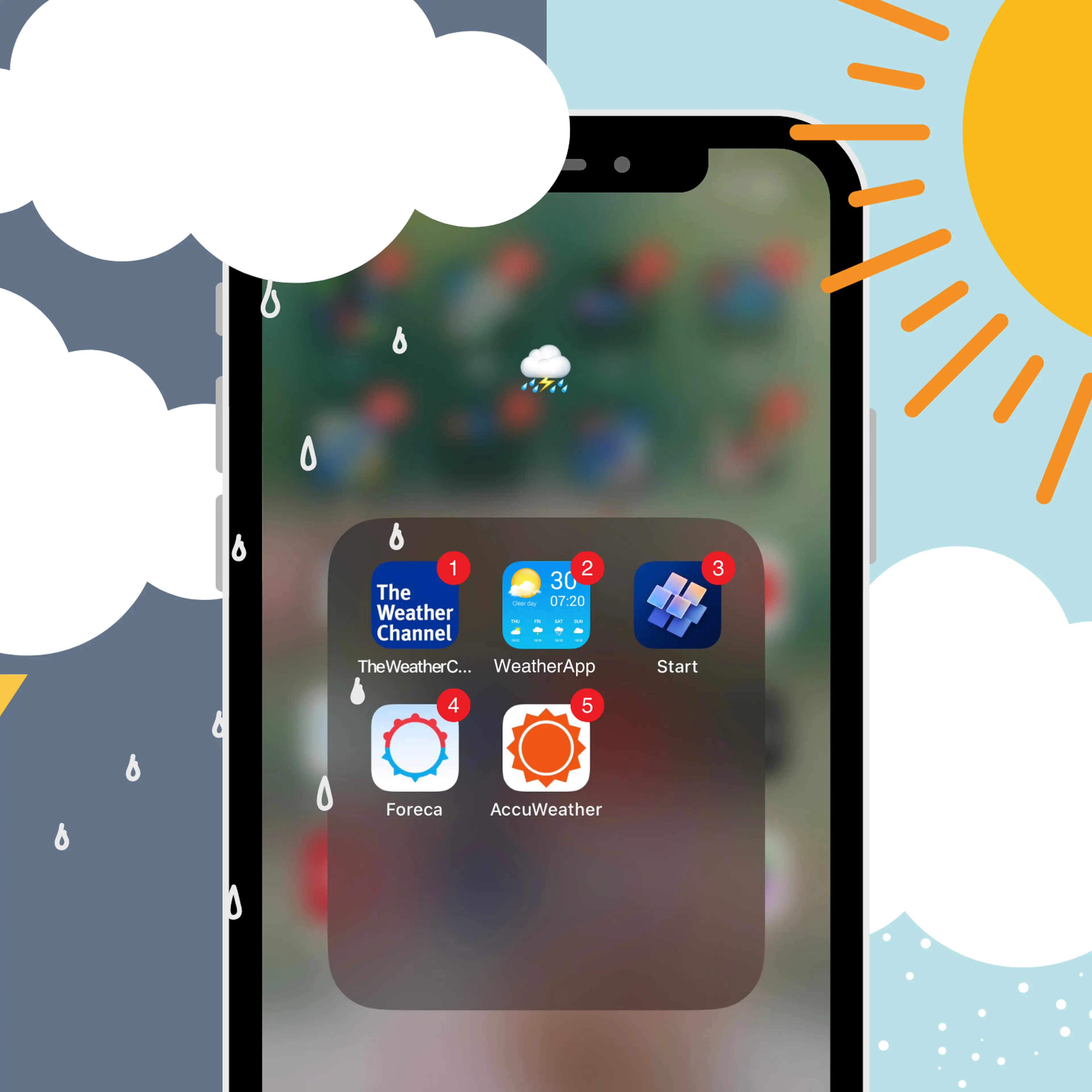 Find best weather apps