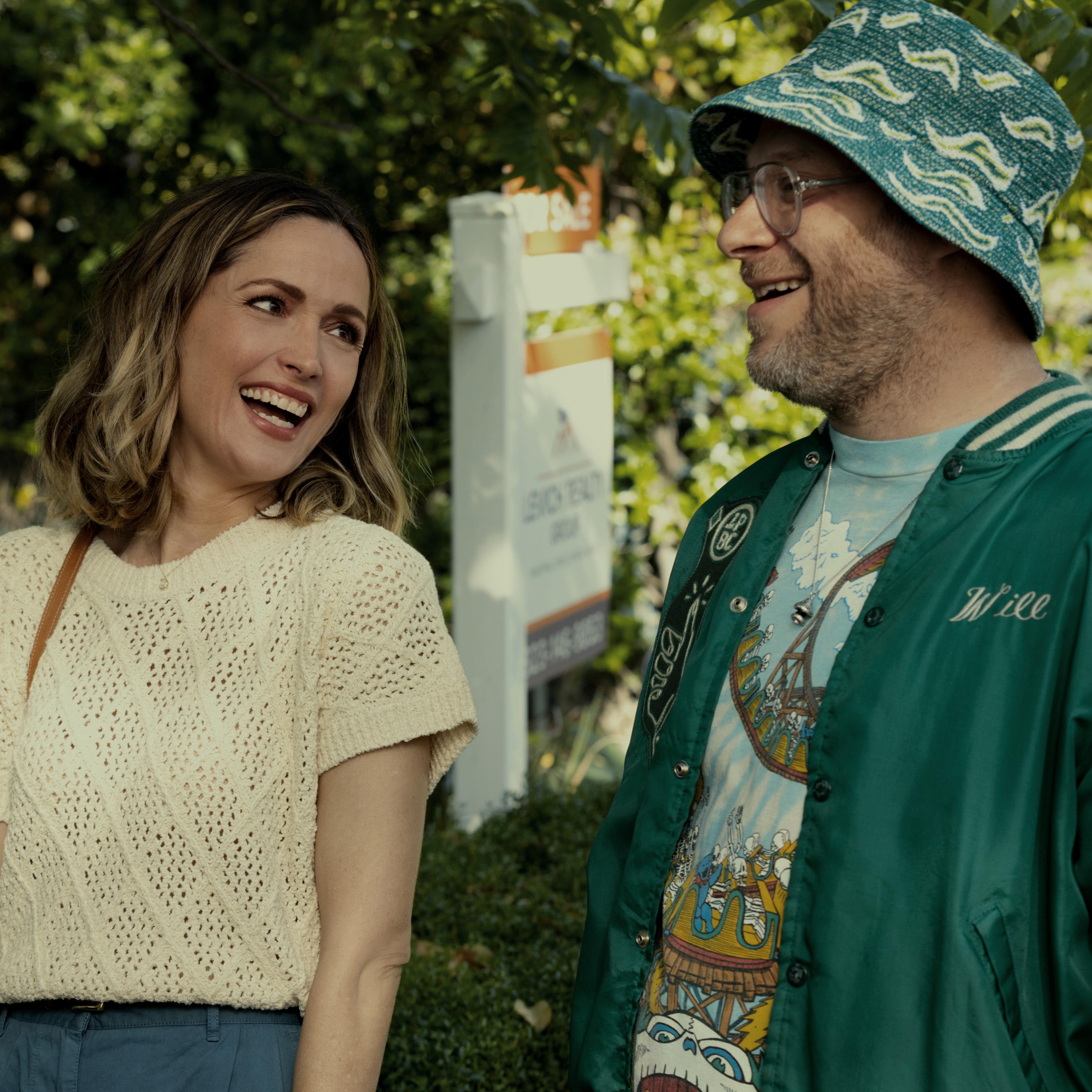 Rose Byrne and Seth Rogen in <i>Platonic</i>