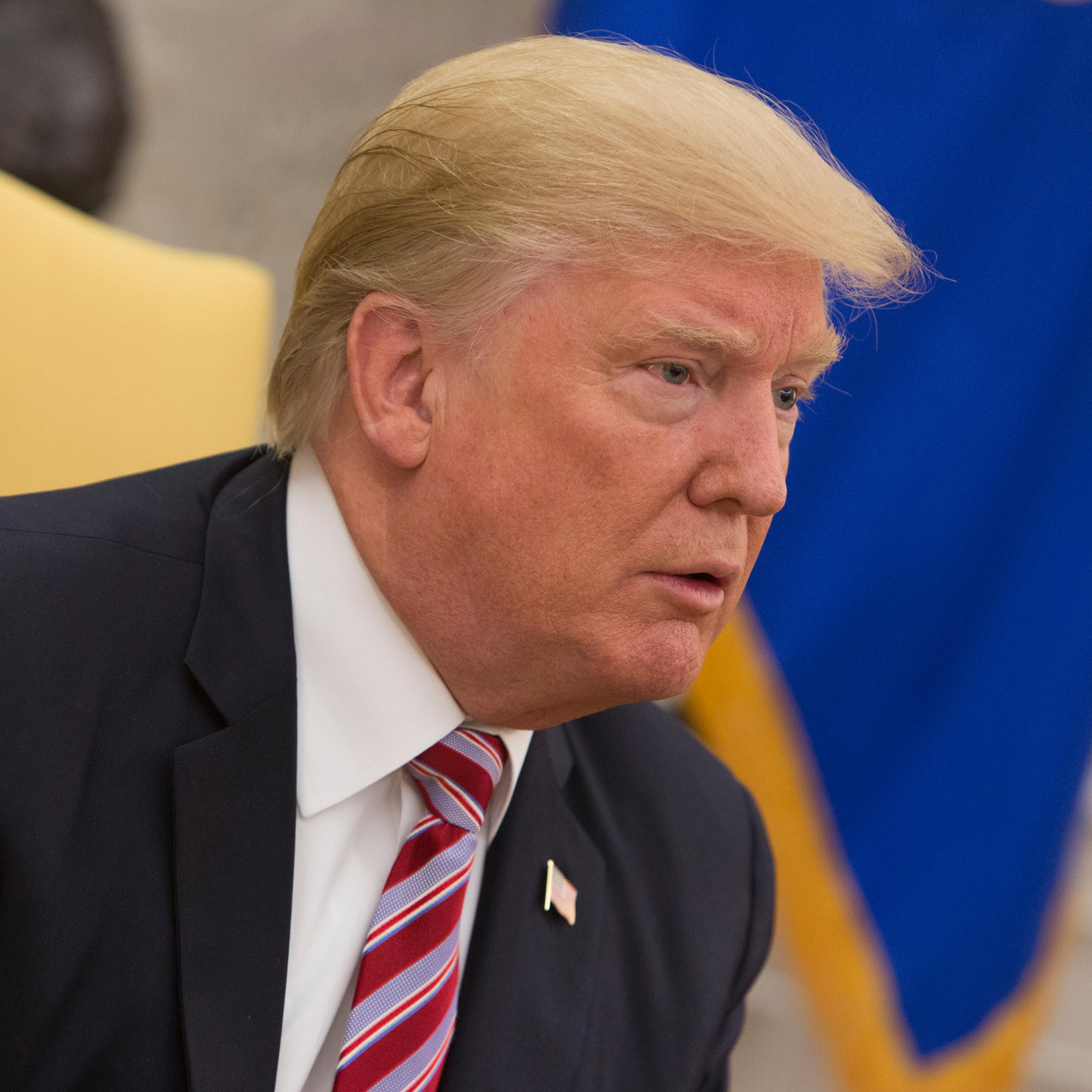 President Trump Holds Joint News Conference With The Amir Of Kuwait