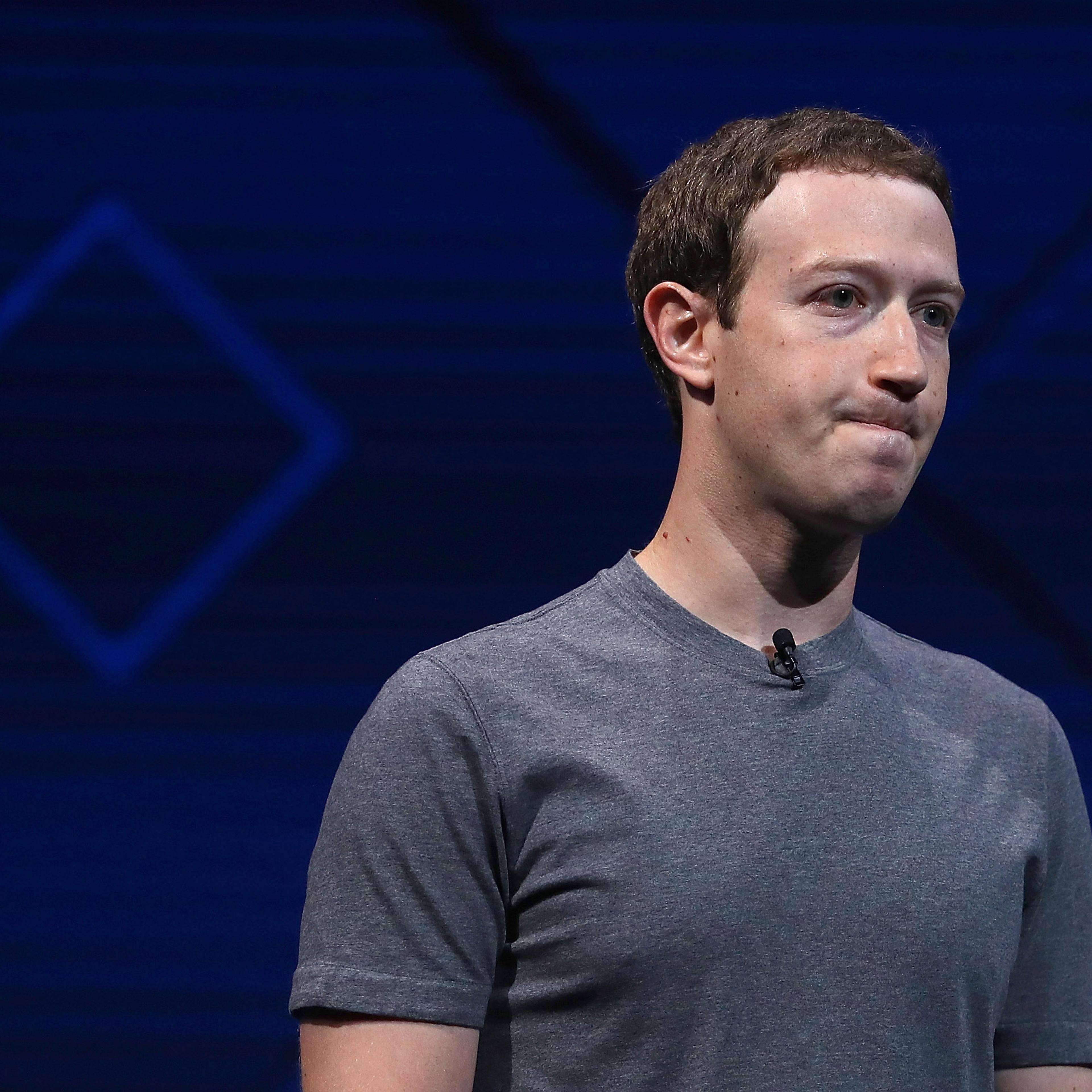 Mark Zuckerberg Delivers Keynote Address At Facebook F8 Conference
