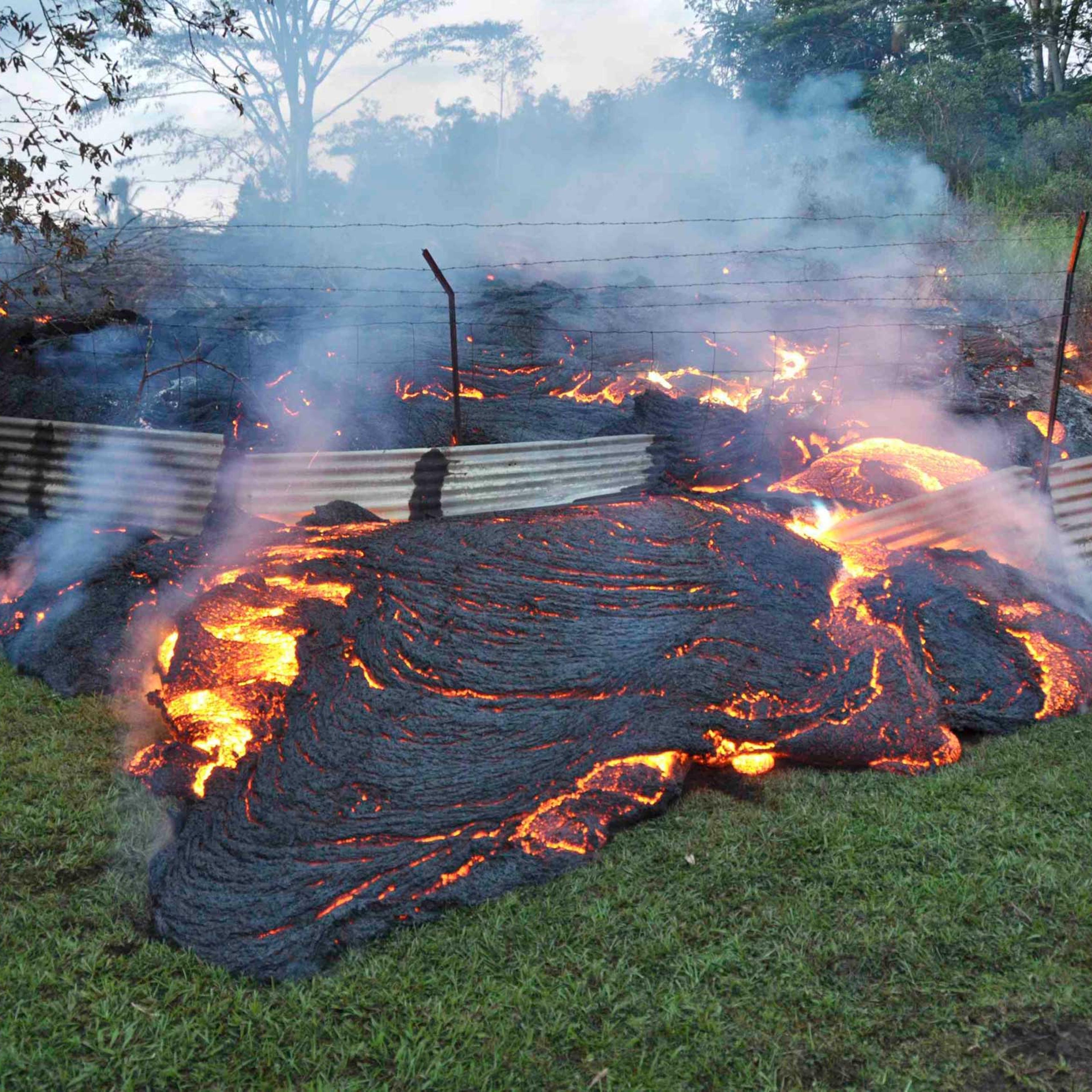 Hawaii Kilauea Volcano Lava