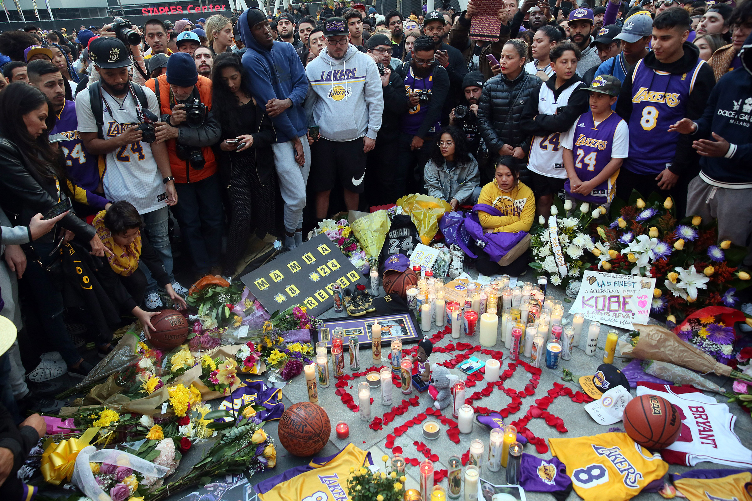 Former Los Angeles Laker Kobe Bryant dies in helicopter crash, USA - 26 Jan 2020