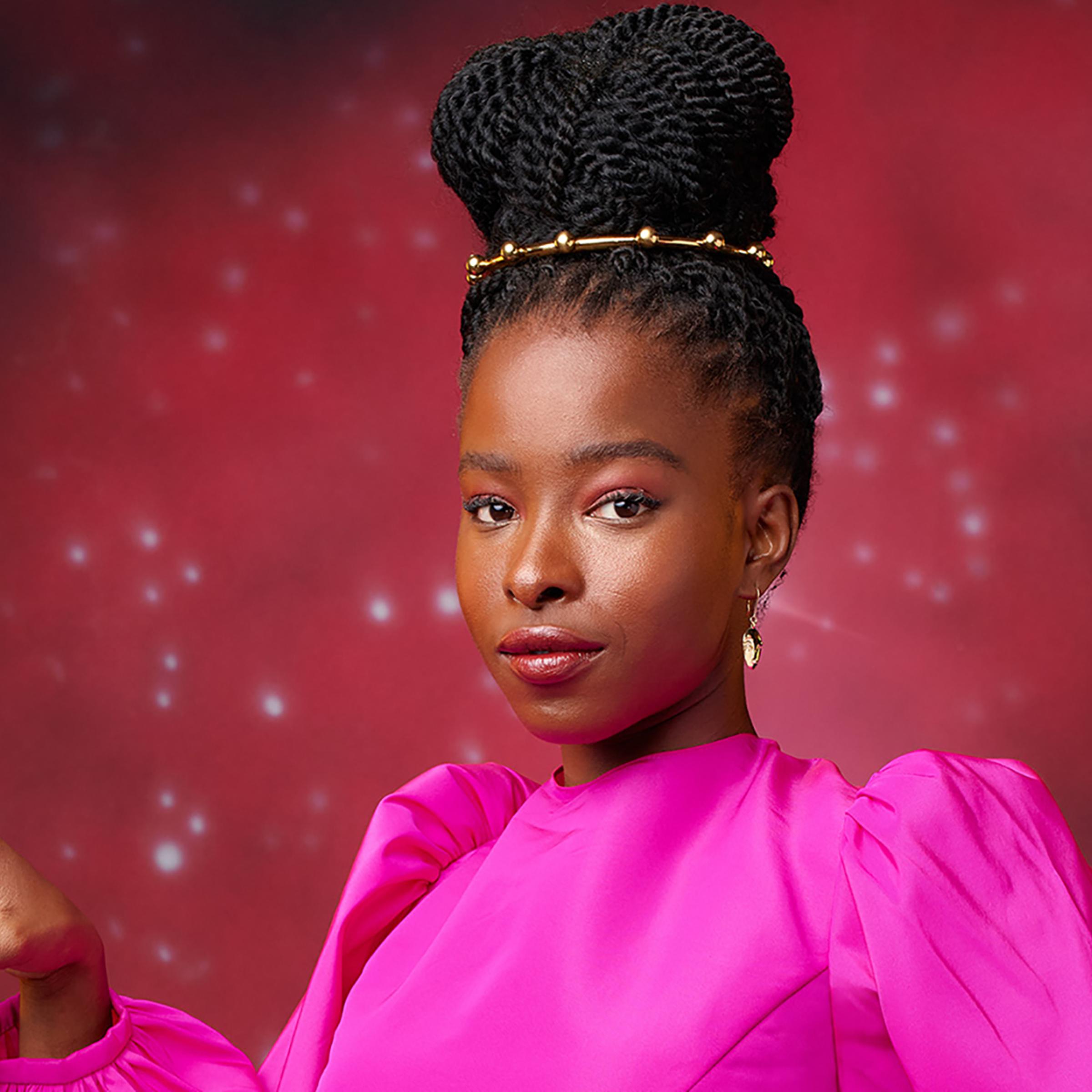 Awol Erizku's portrait of Gorman is an “indirect nod” to Maya Angelou. “It needed a layer of depth that only poetry can explain,” he says. “I was interested in allowing her to own the space that she’s in right now.”