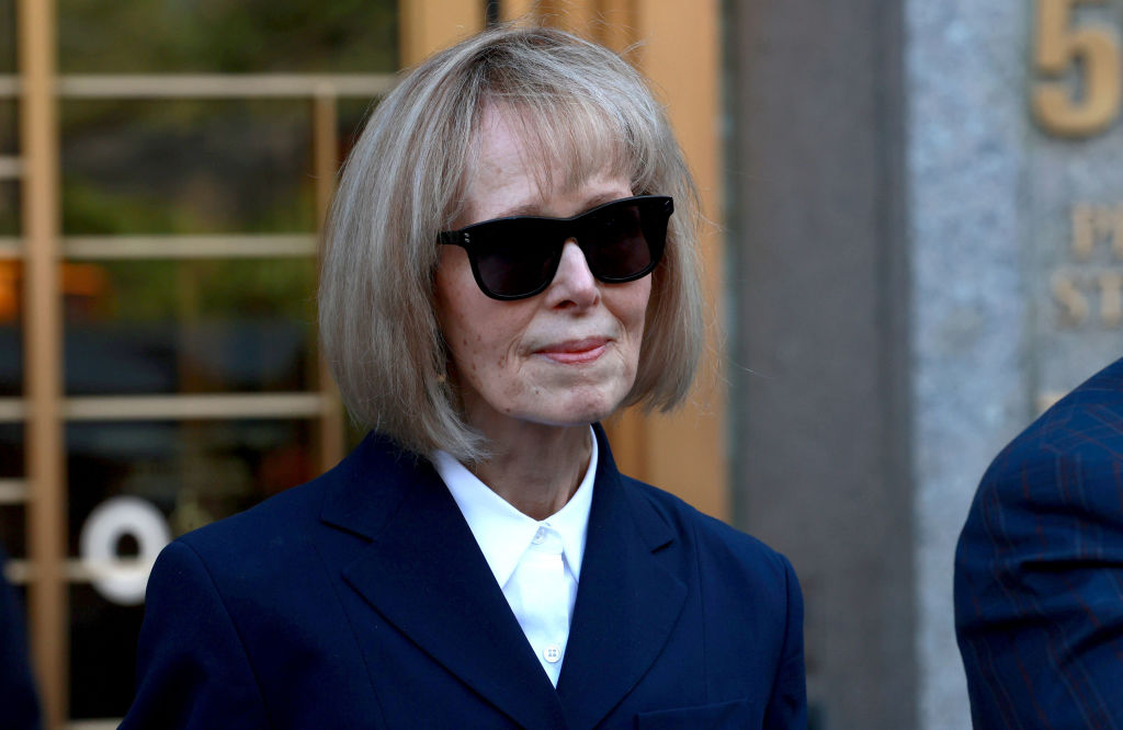 E. Jean Carroll departs the Southern District of New York Court on Pearl Street on Apr. 26, 2023.