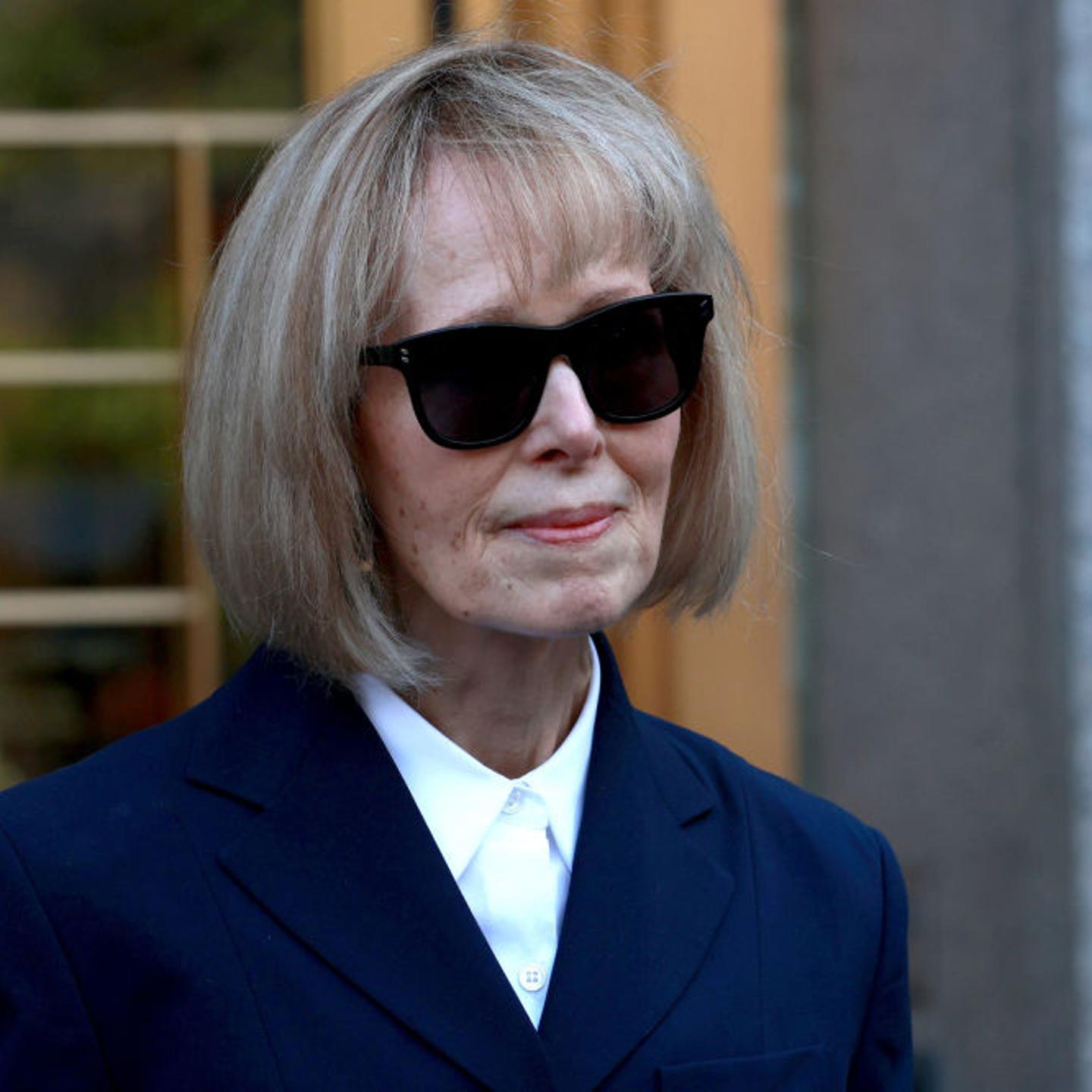 E. Jean Carroll departs the Southern District of New York Court on Pearl Street on Apr. 26, 2023.