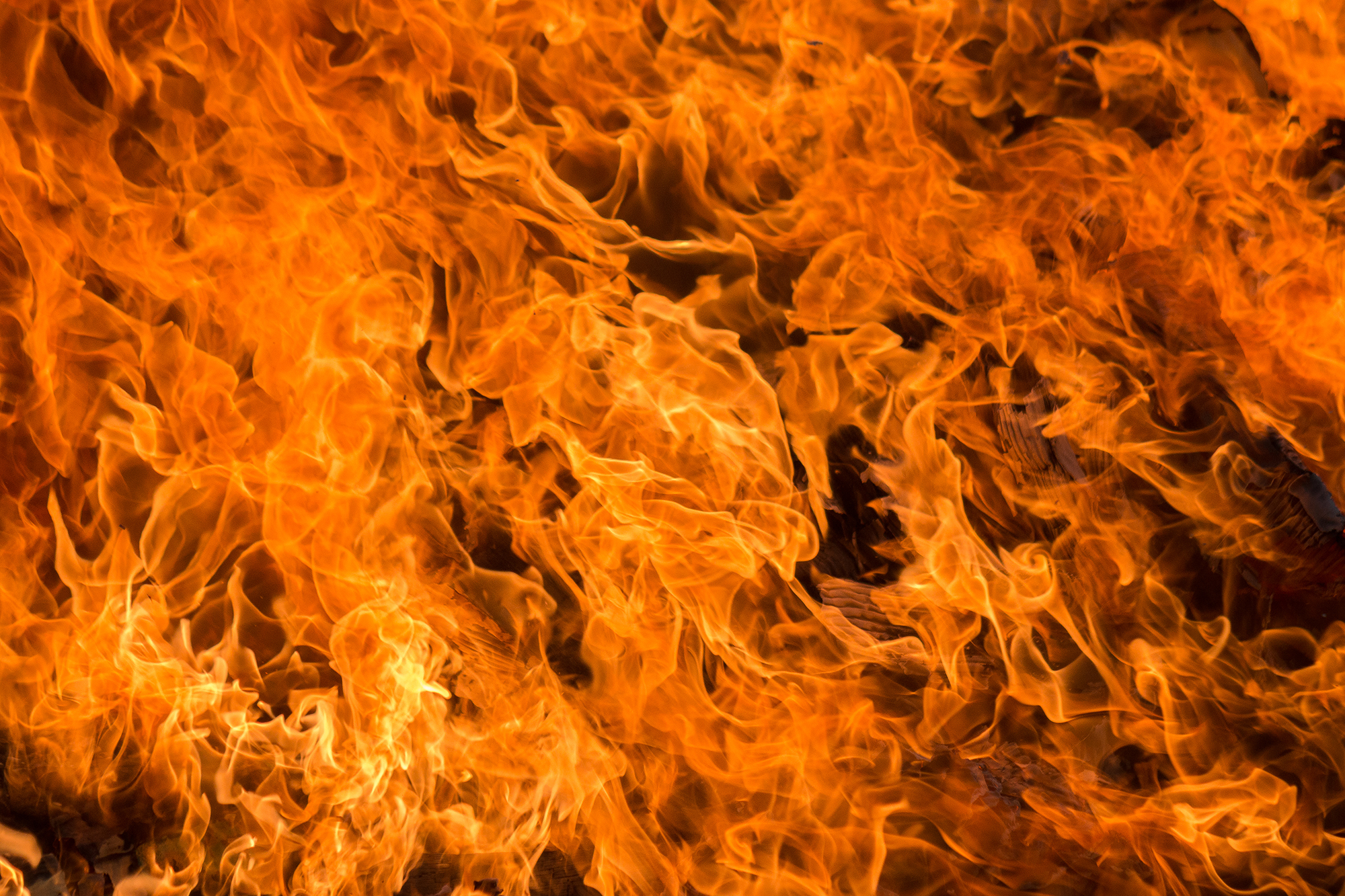 Fire flames